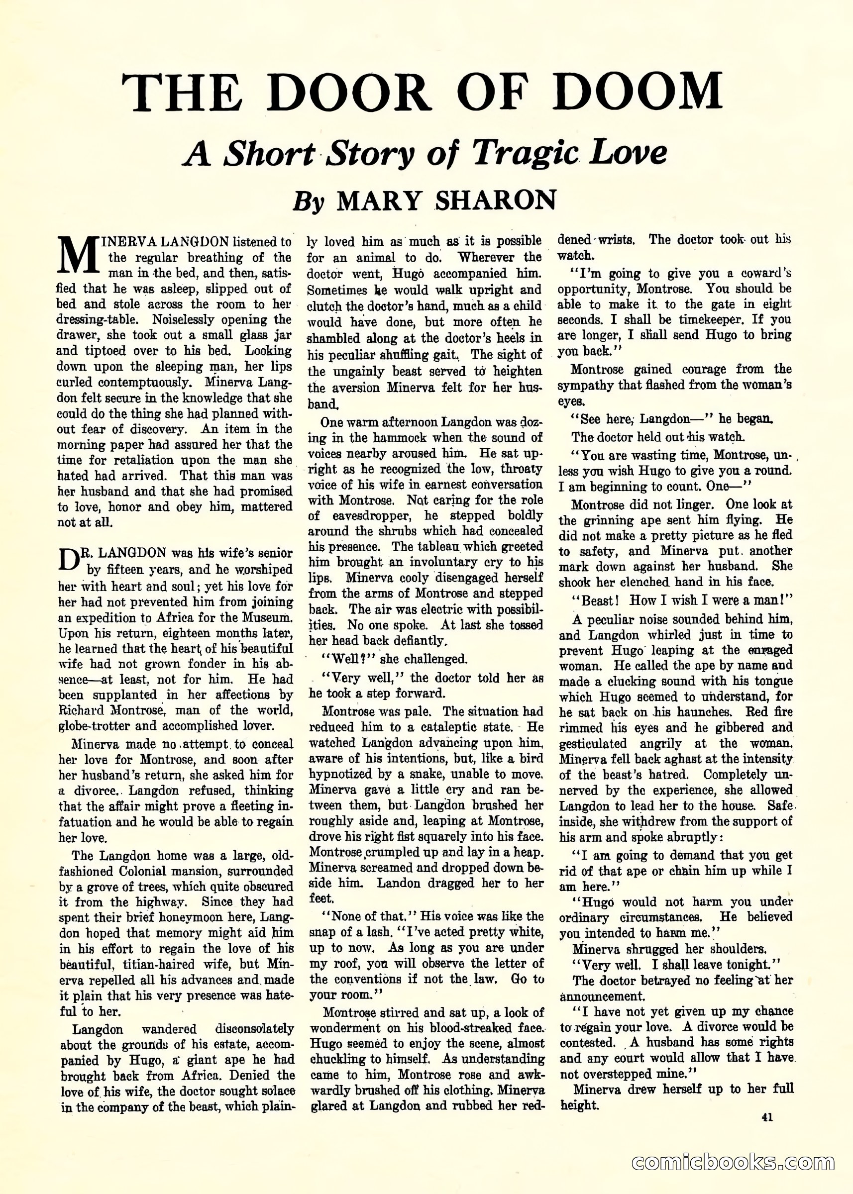 Weird Tales, Vol. 3, No. 2 — page 42 of 98
