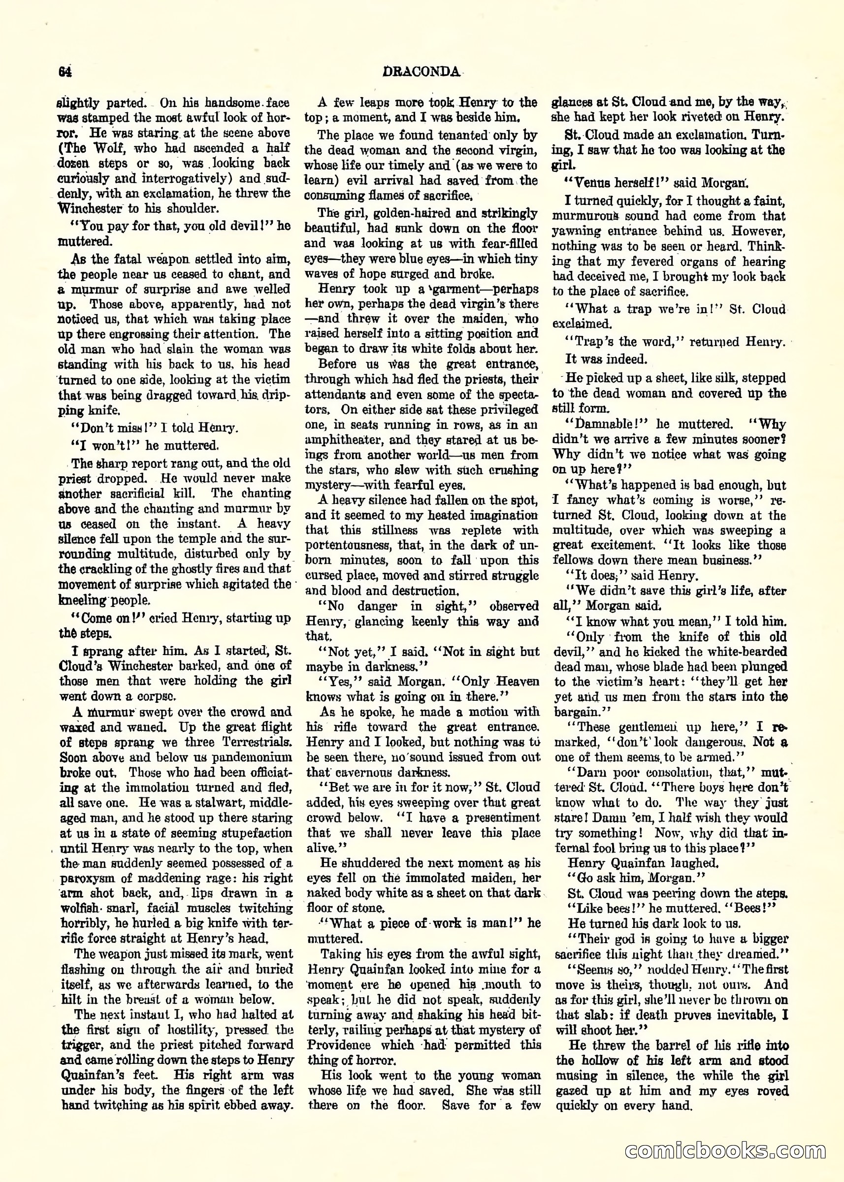 Weird Tales, Vol. 3, No. 2 — page 65 of 98