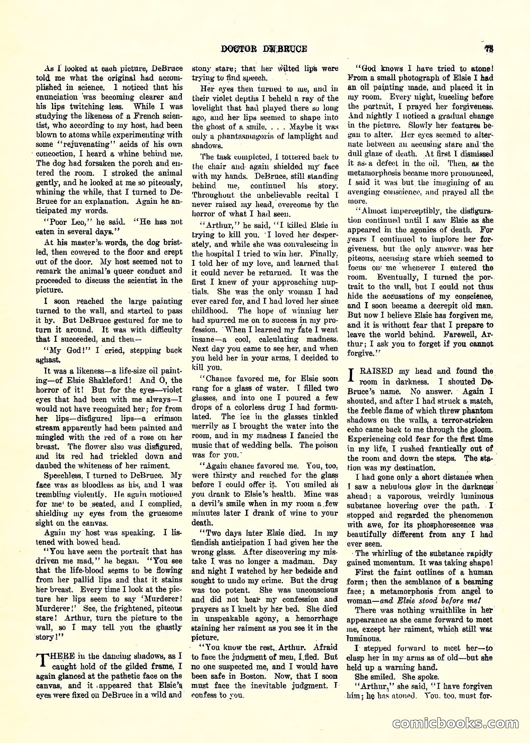 Weird Tales, Vol. 3, No. 2 — page 74 of 98