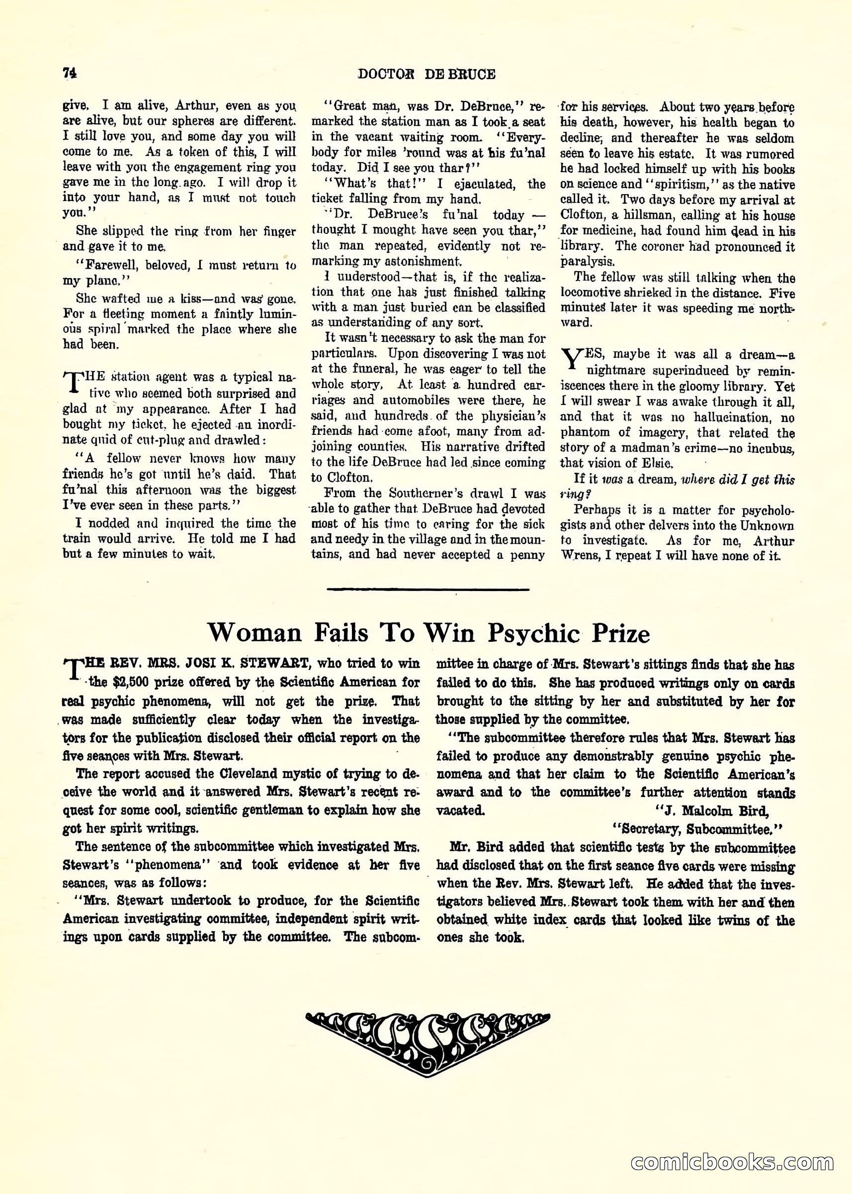 Weird Tales, Vol. 3, No. 2 — page 75 of 98