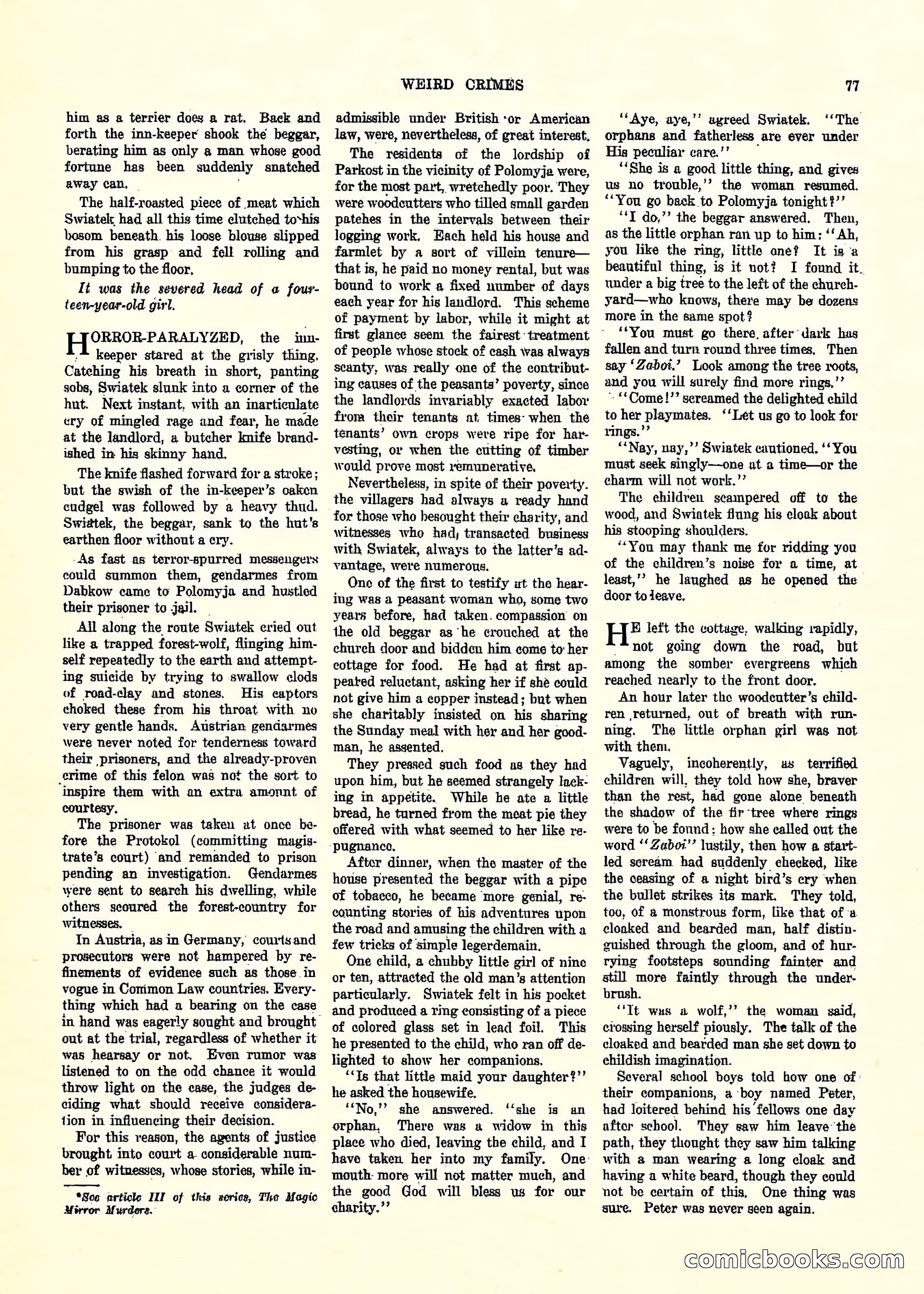 Weird Tales, Vol. 3, No. 2 — page 78 of 98