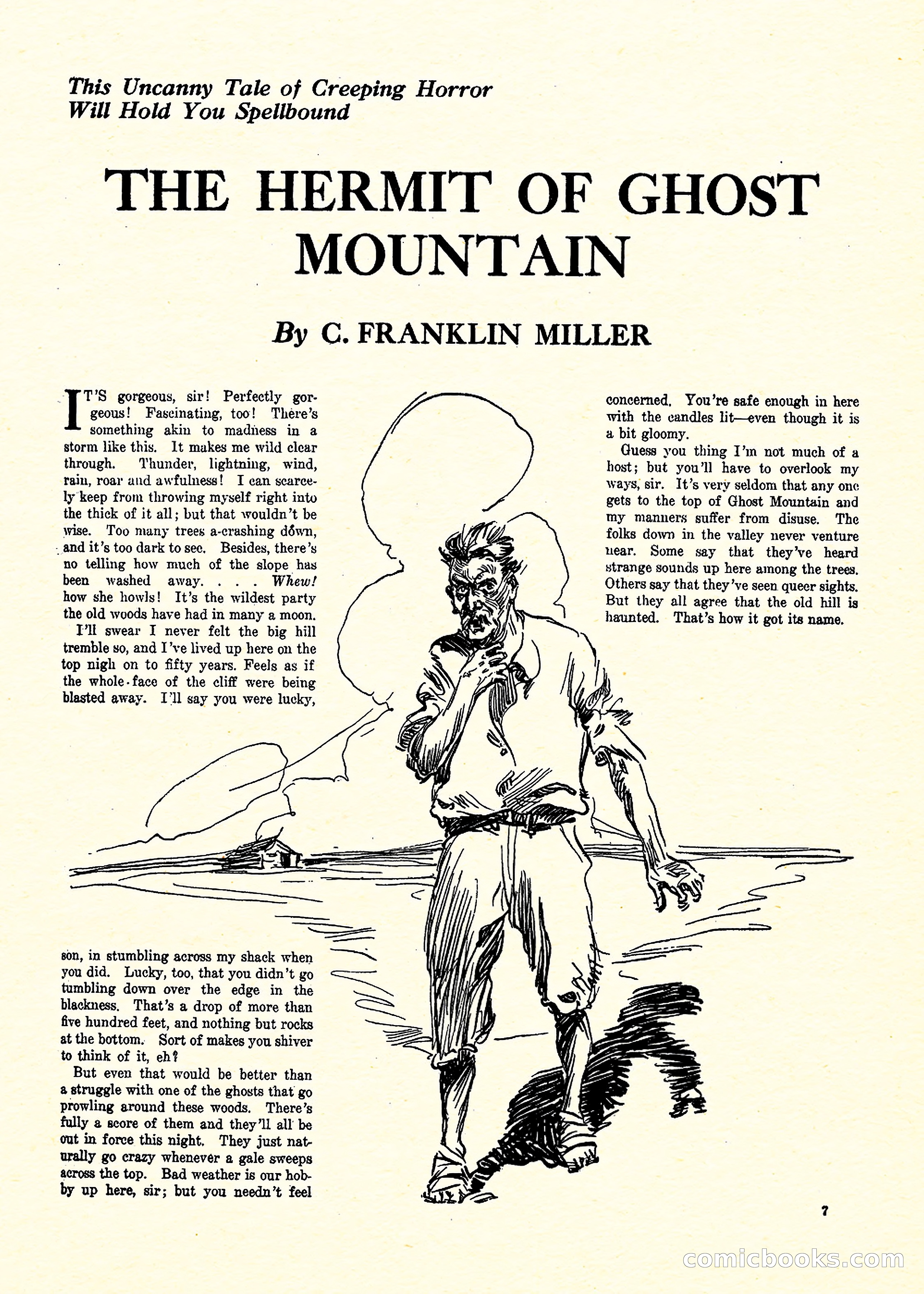 Weird Tales, Vol. 3, No. 3 — page 8 of 98