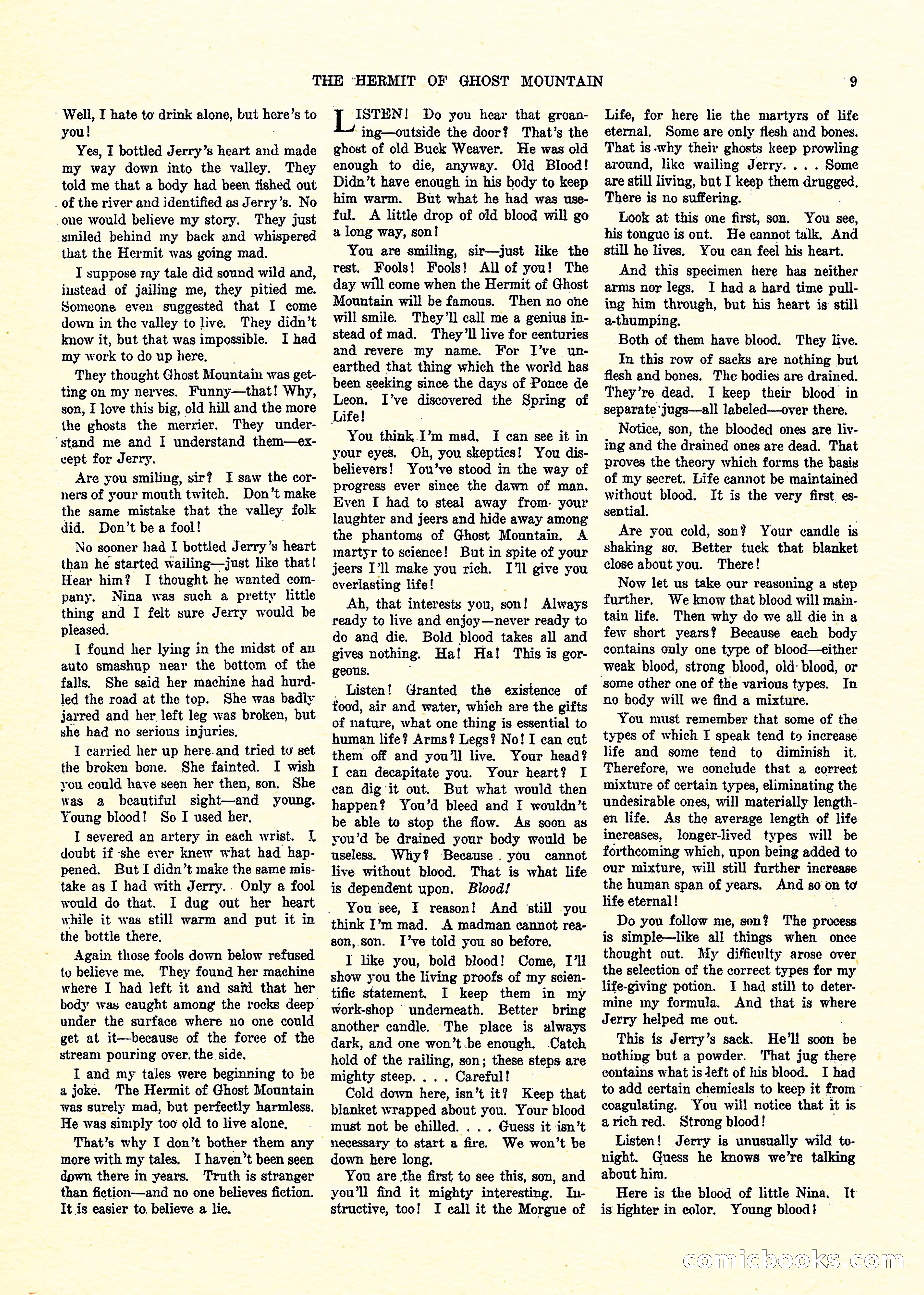 Weird Tales, Vol. 3, No. 3 — page 10 of 98