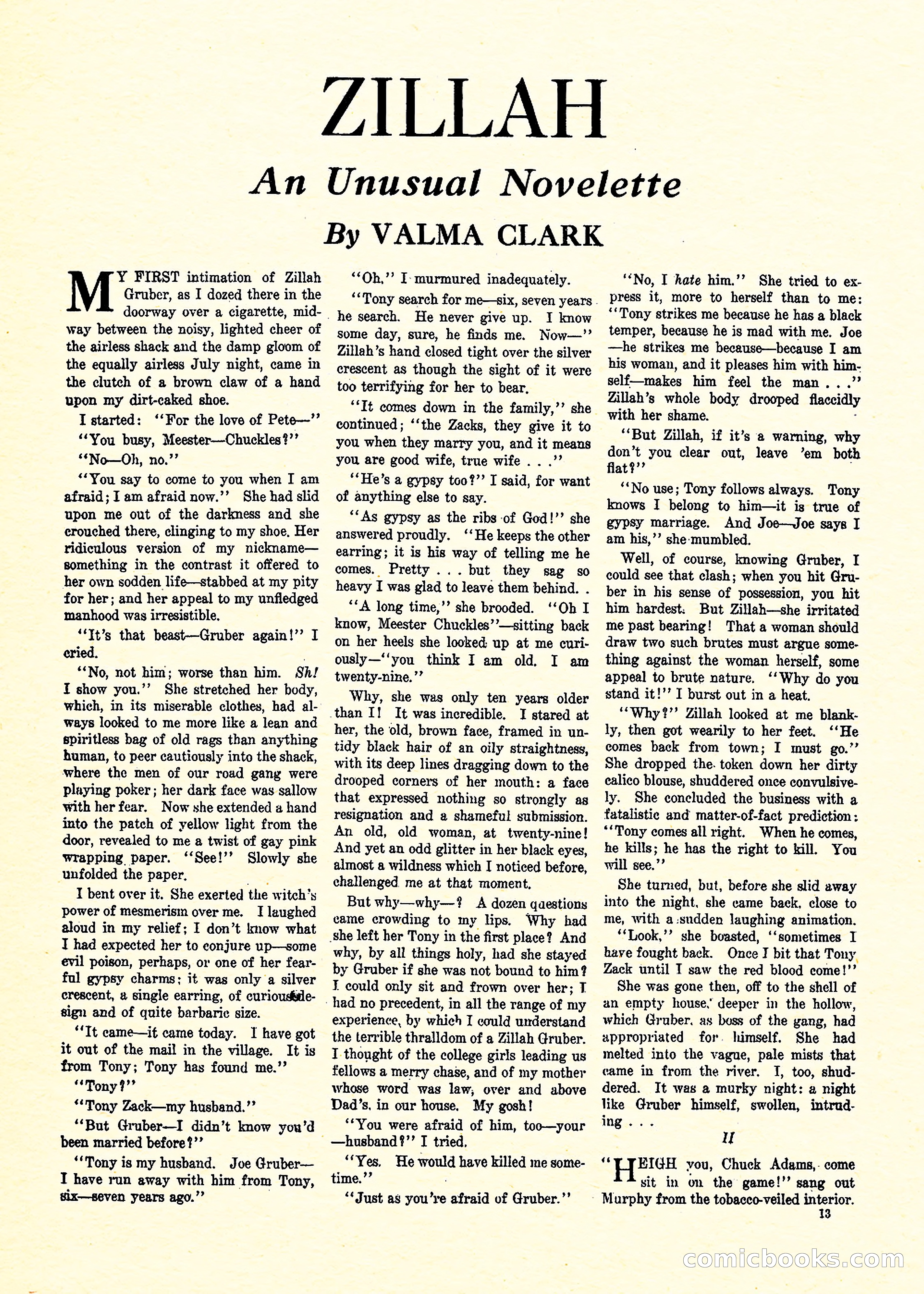 Weird Tales, Vol. 3, No. 3 — page 14 of 98