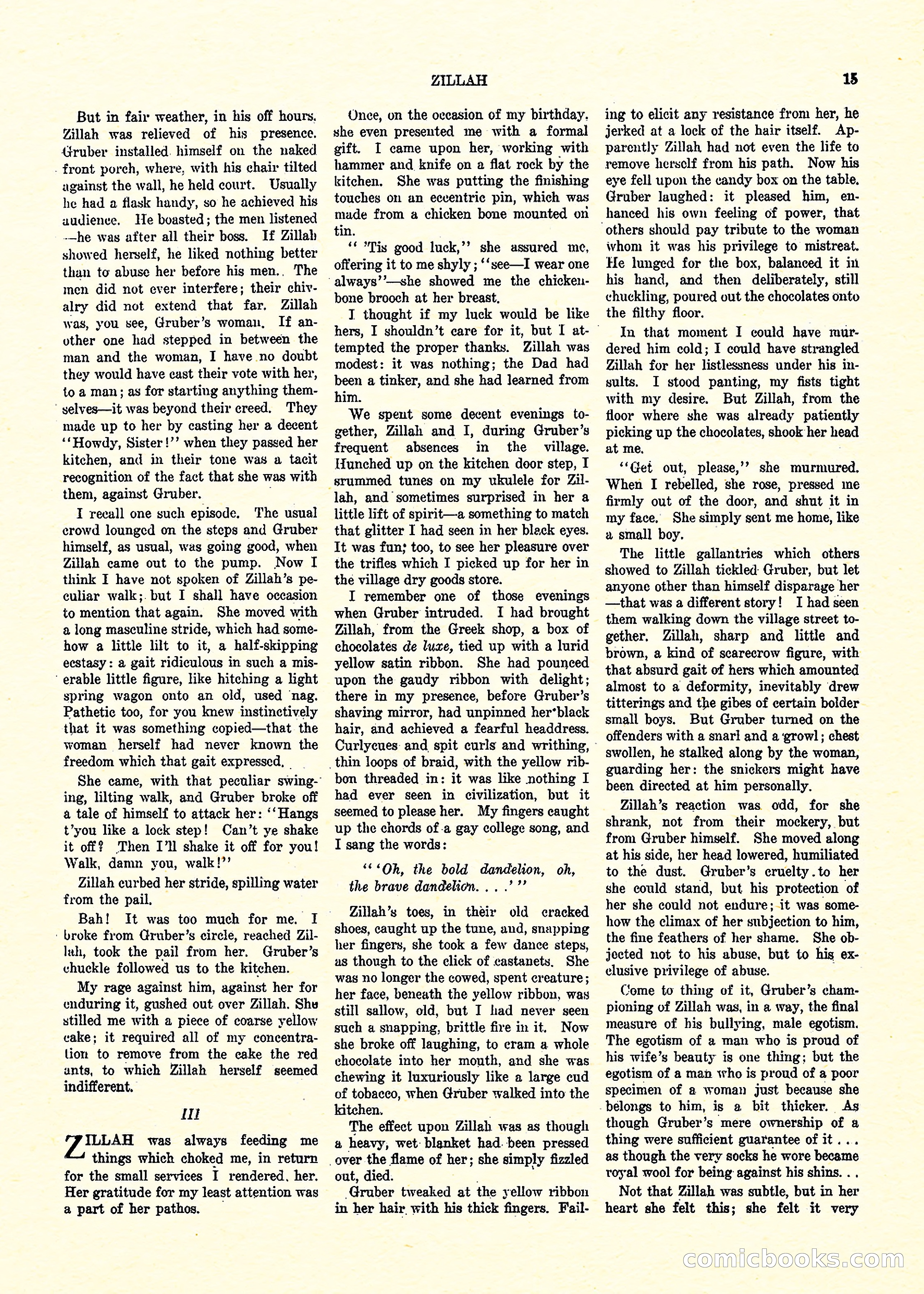 Weird Tales, Vol. 3, No. 3 — page 16 of 98