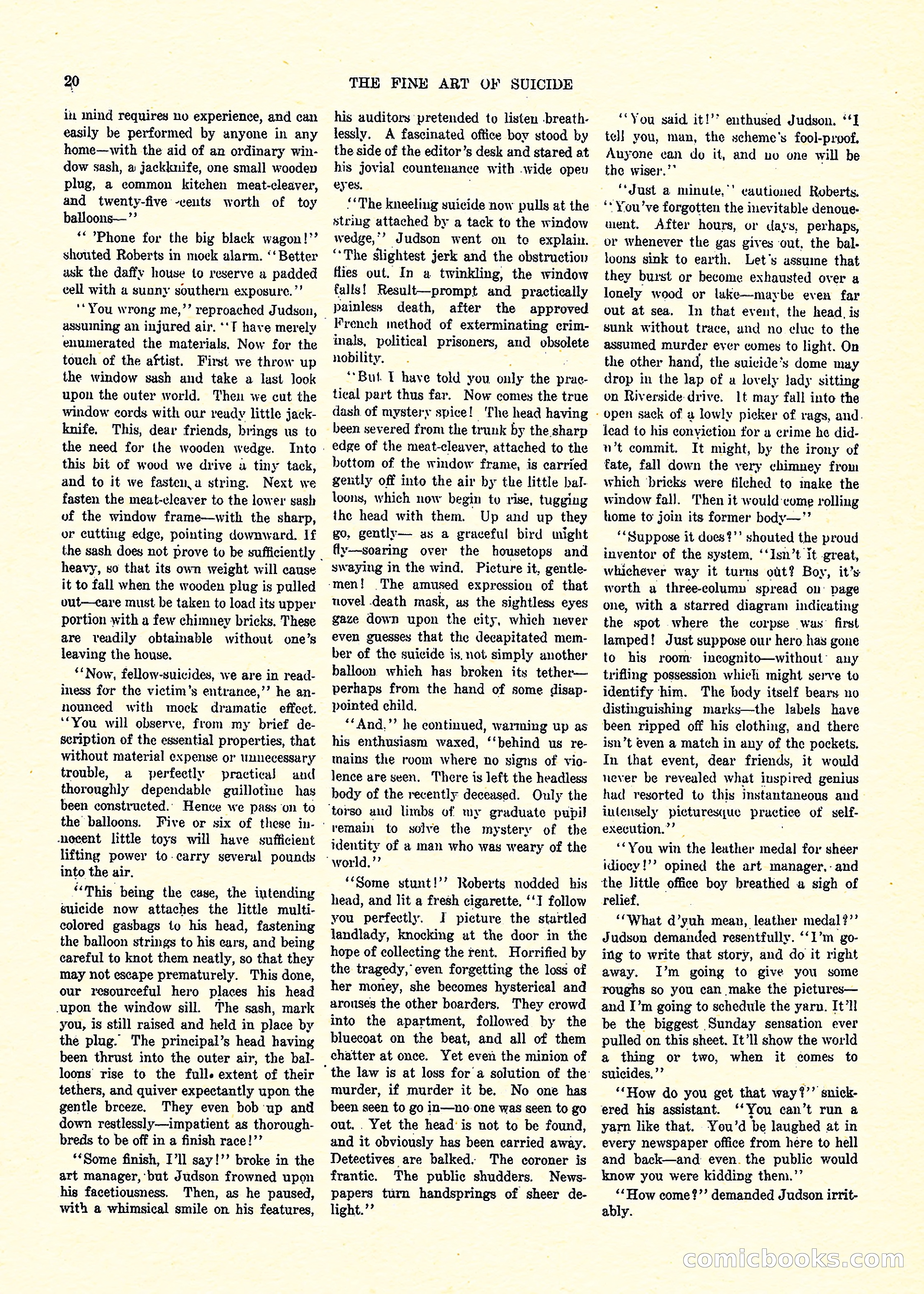 Weird Tales, Vol. 3, No. 3 — page 21 of 98