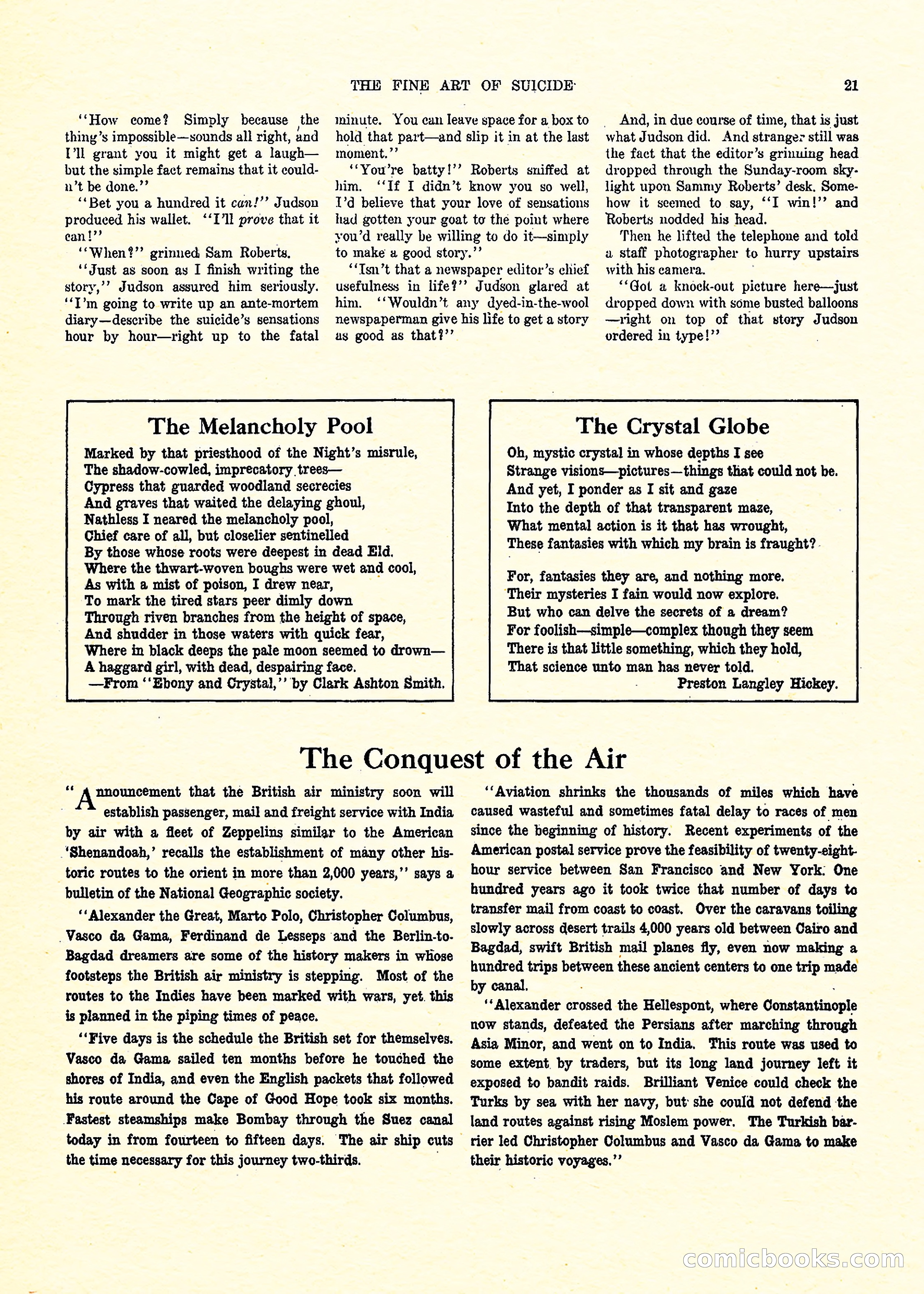 Weird Tales, Vol. 3, No. 3 — page 22 of 98