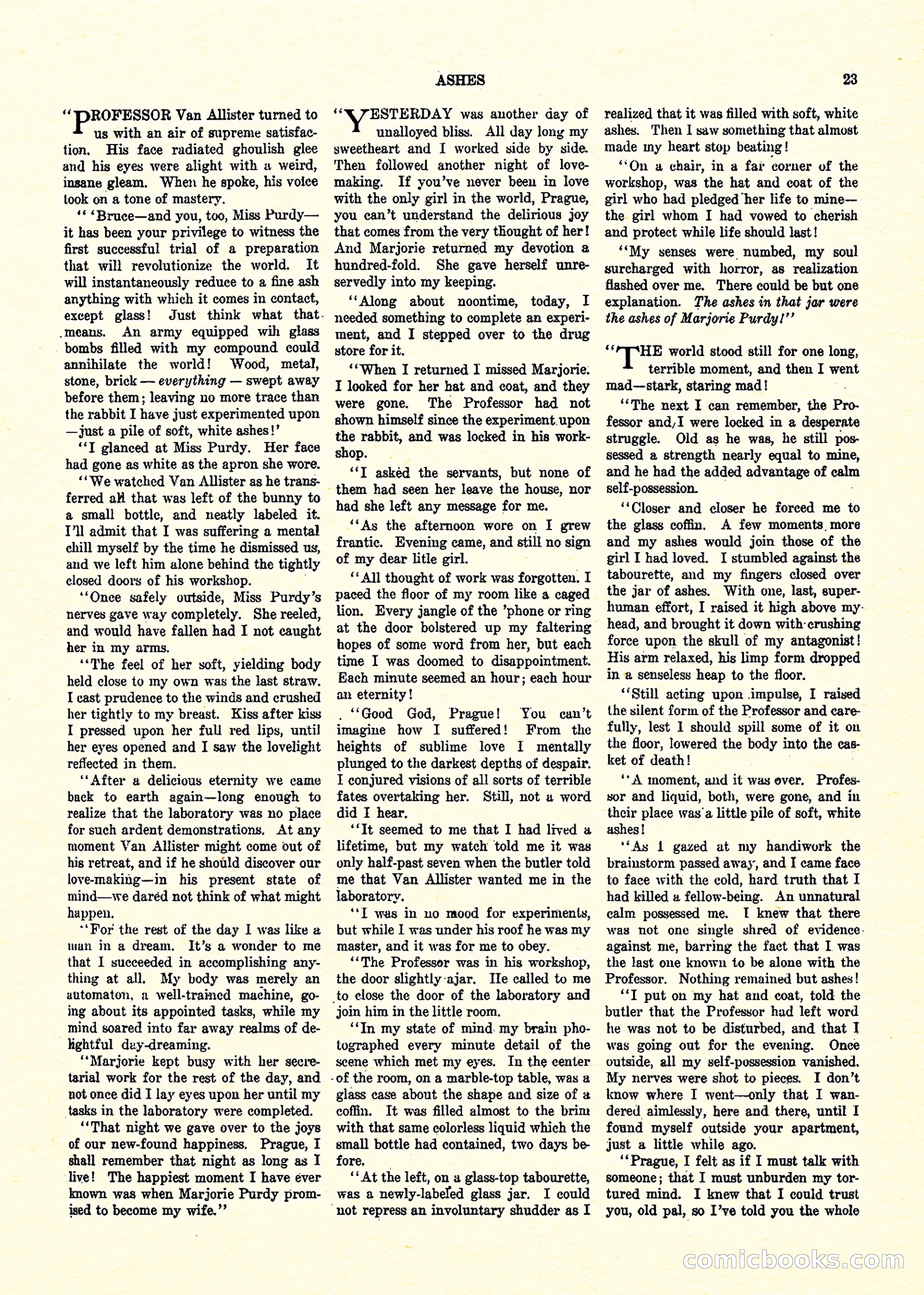 Weird Tales, Vol. 3, No. 3 — page 24 of 98