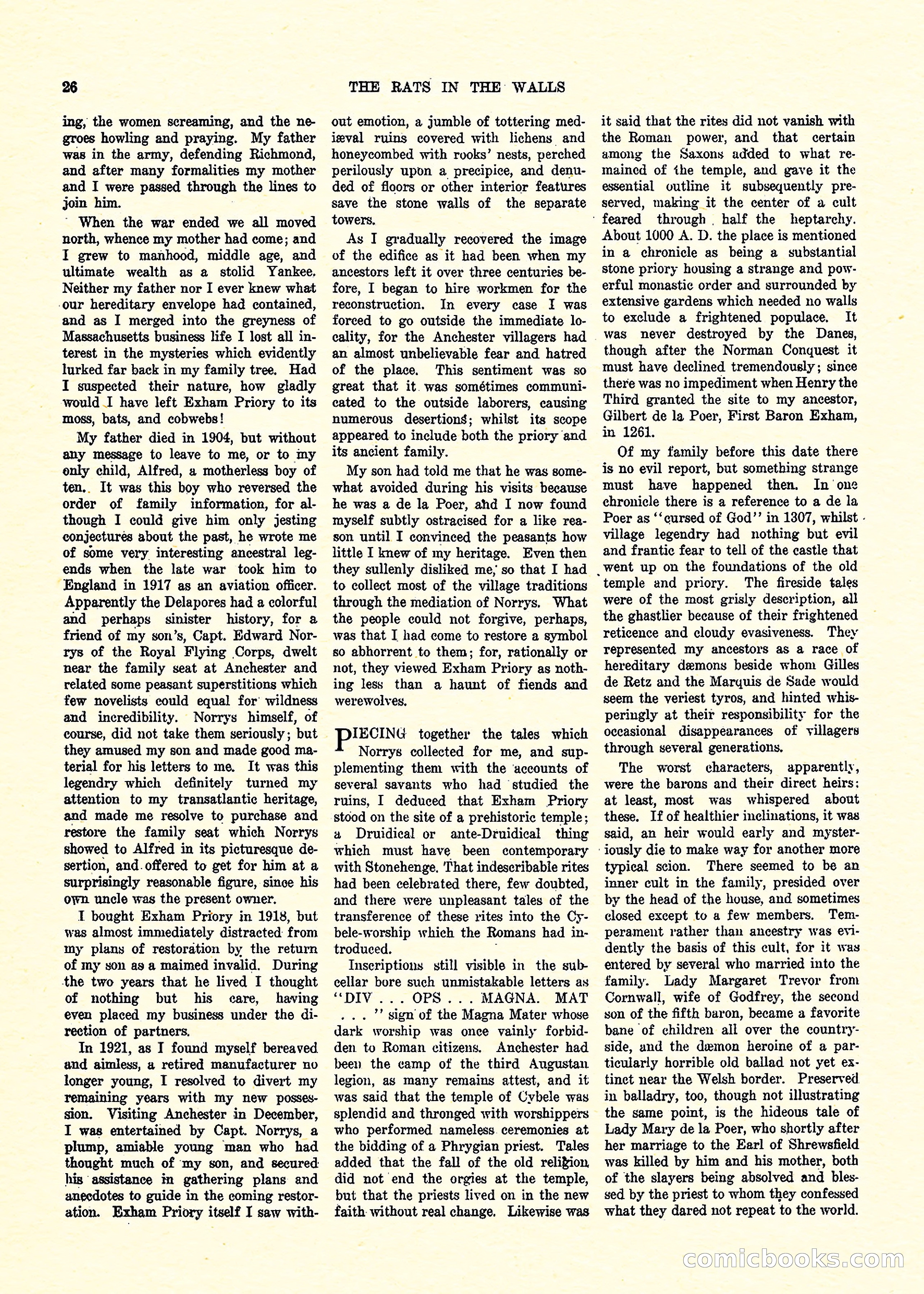 Weird Tales, Vol. 3, No. 3 — page 27 of 98