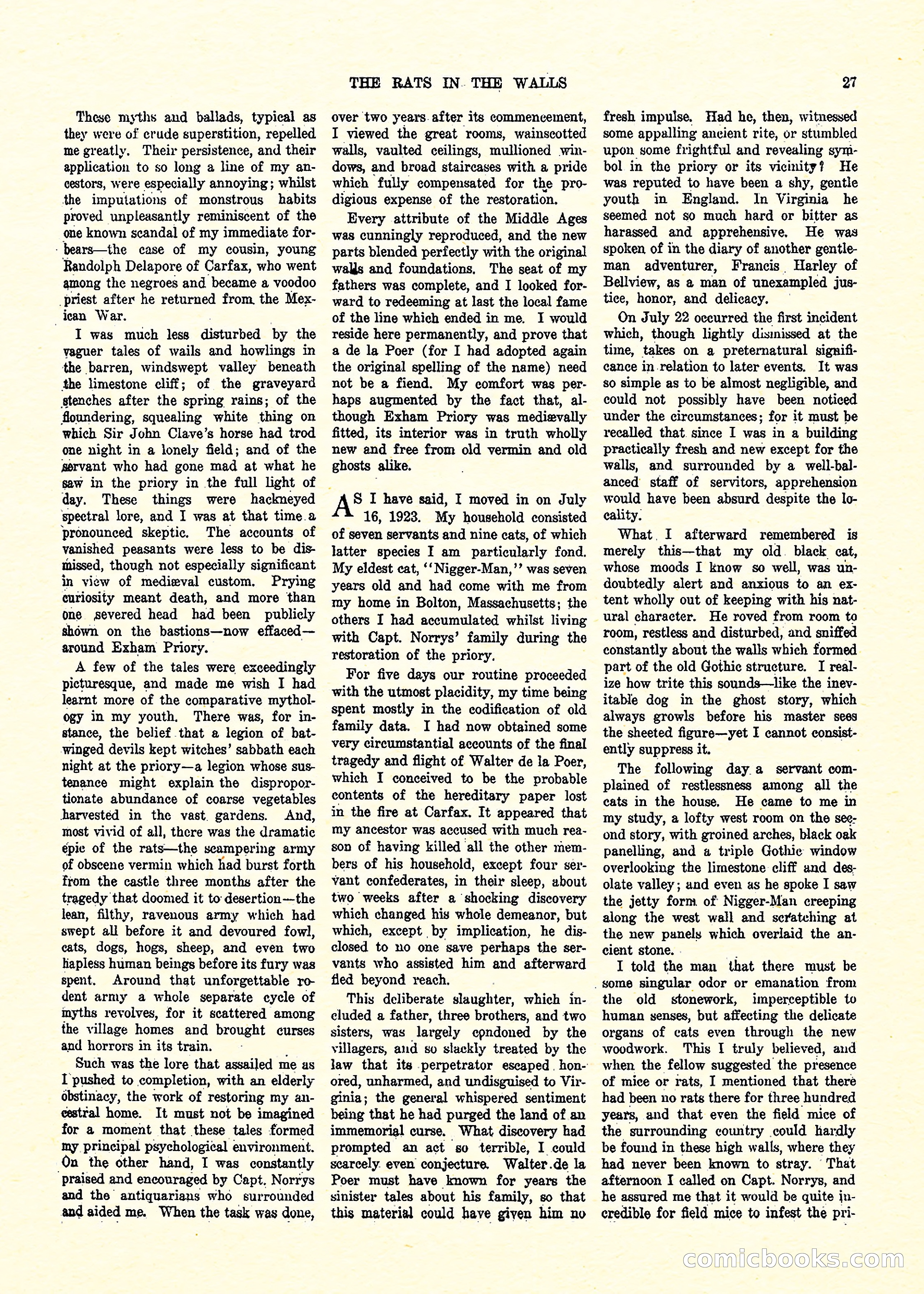 Weird Tales, Vol. 3, No. 3 — page 28 of 98