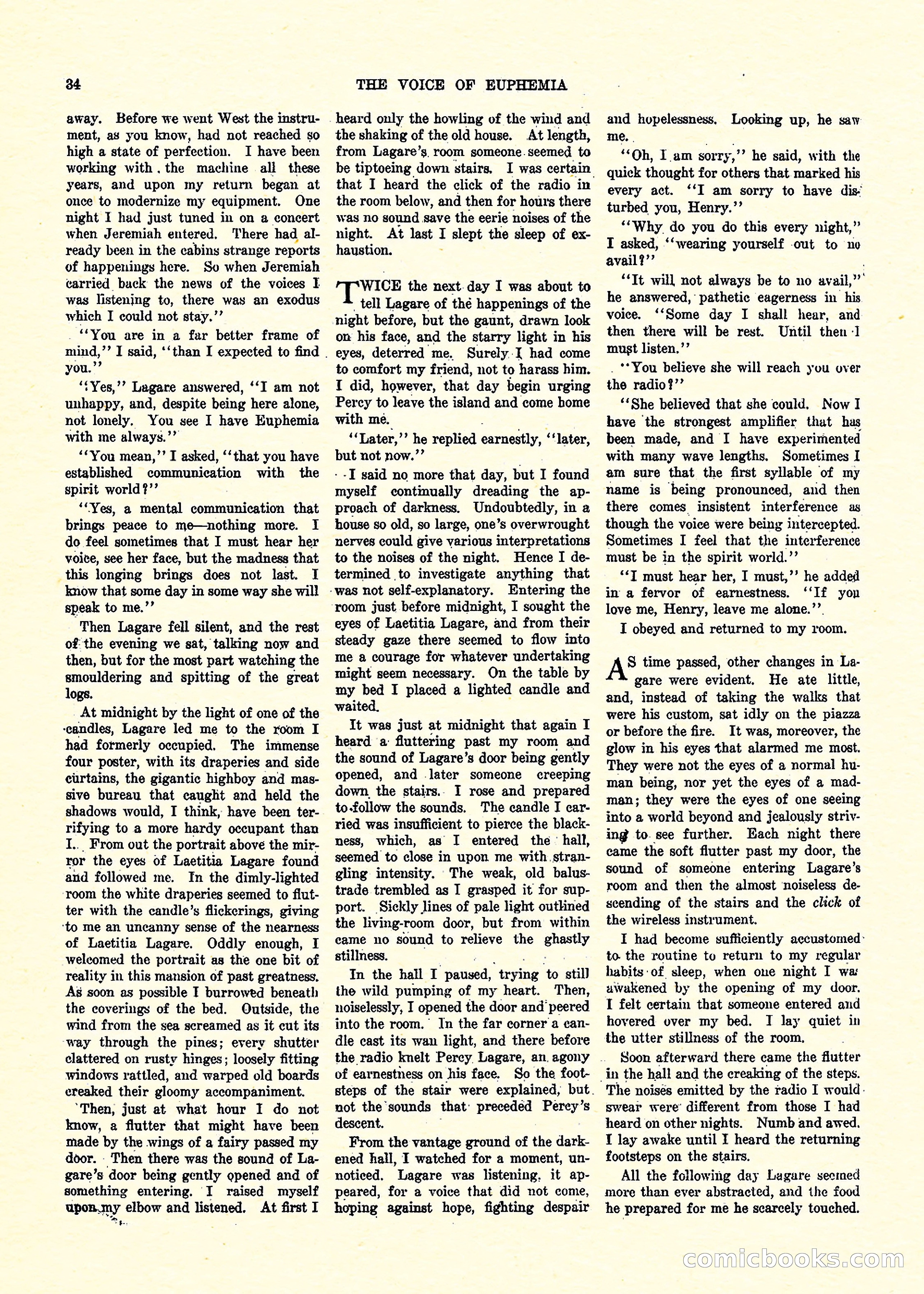 Weird Tales, Vol. 3, No. 3 — page 35 of 98