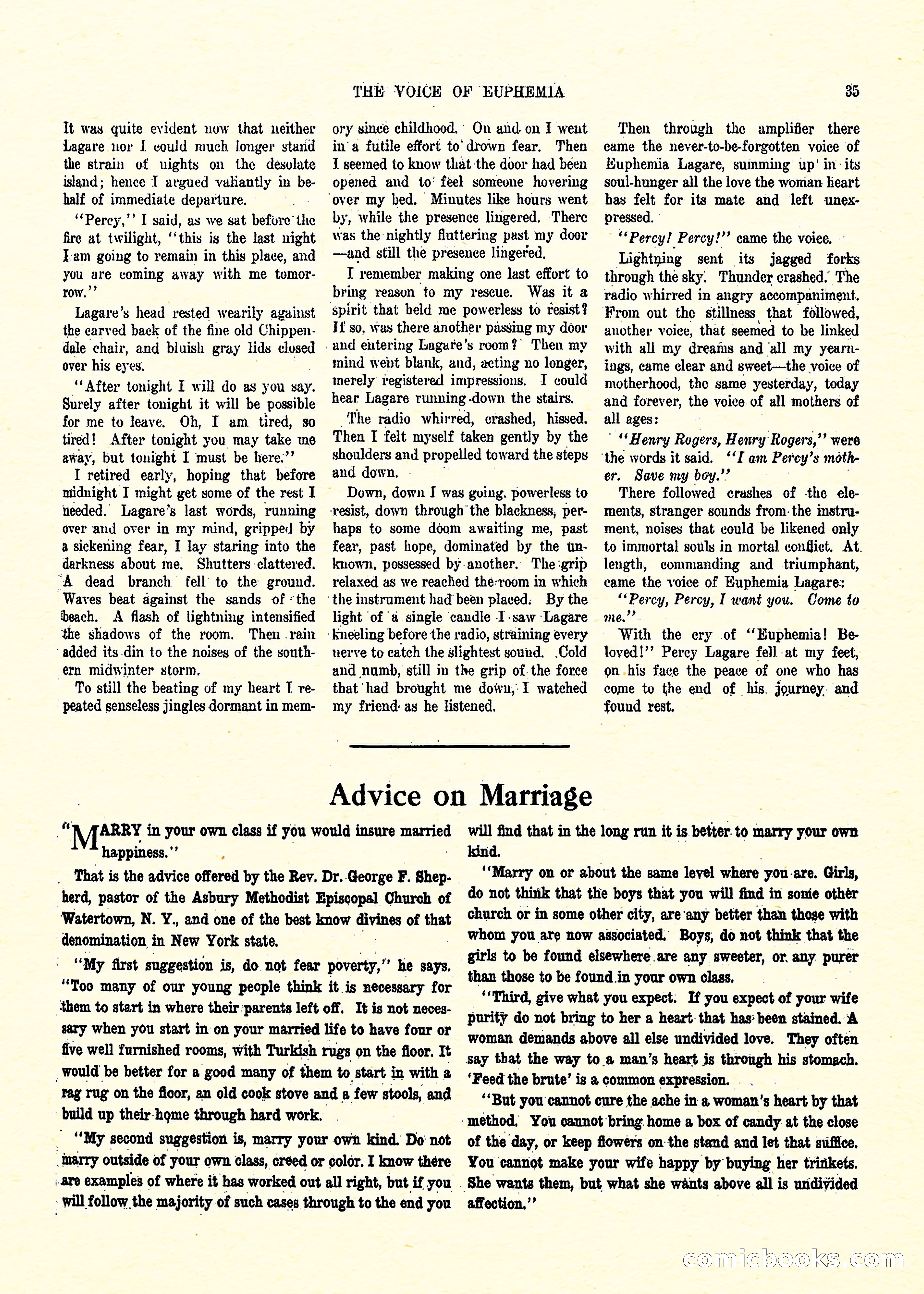 Weird Tales, Vol. 3, No. 3 — page 36 of 98