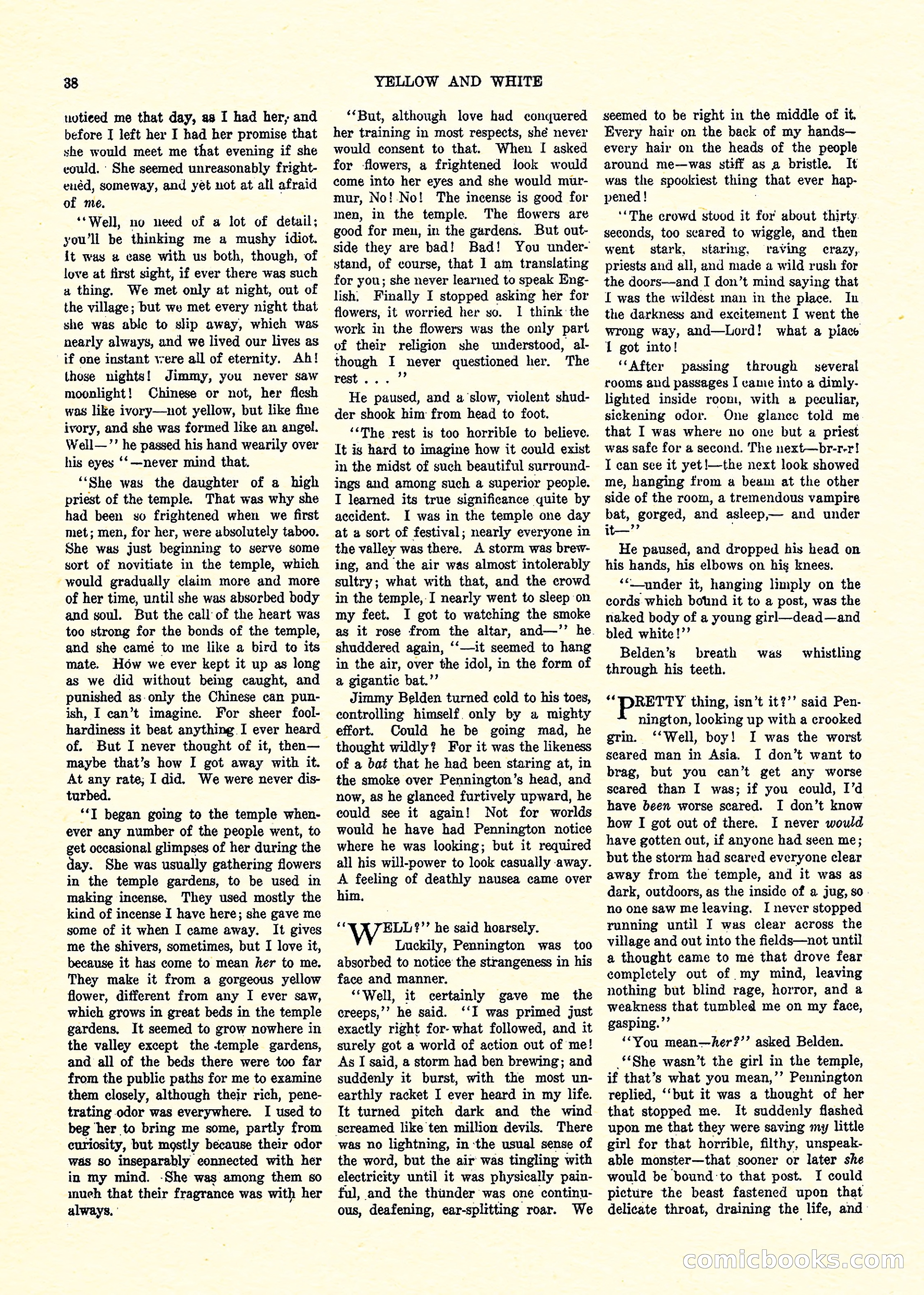 Weird Tales, Vol. 3, No. 3 — page 39 of 98