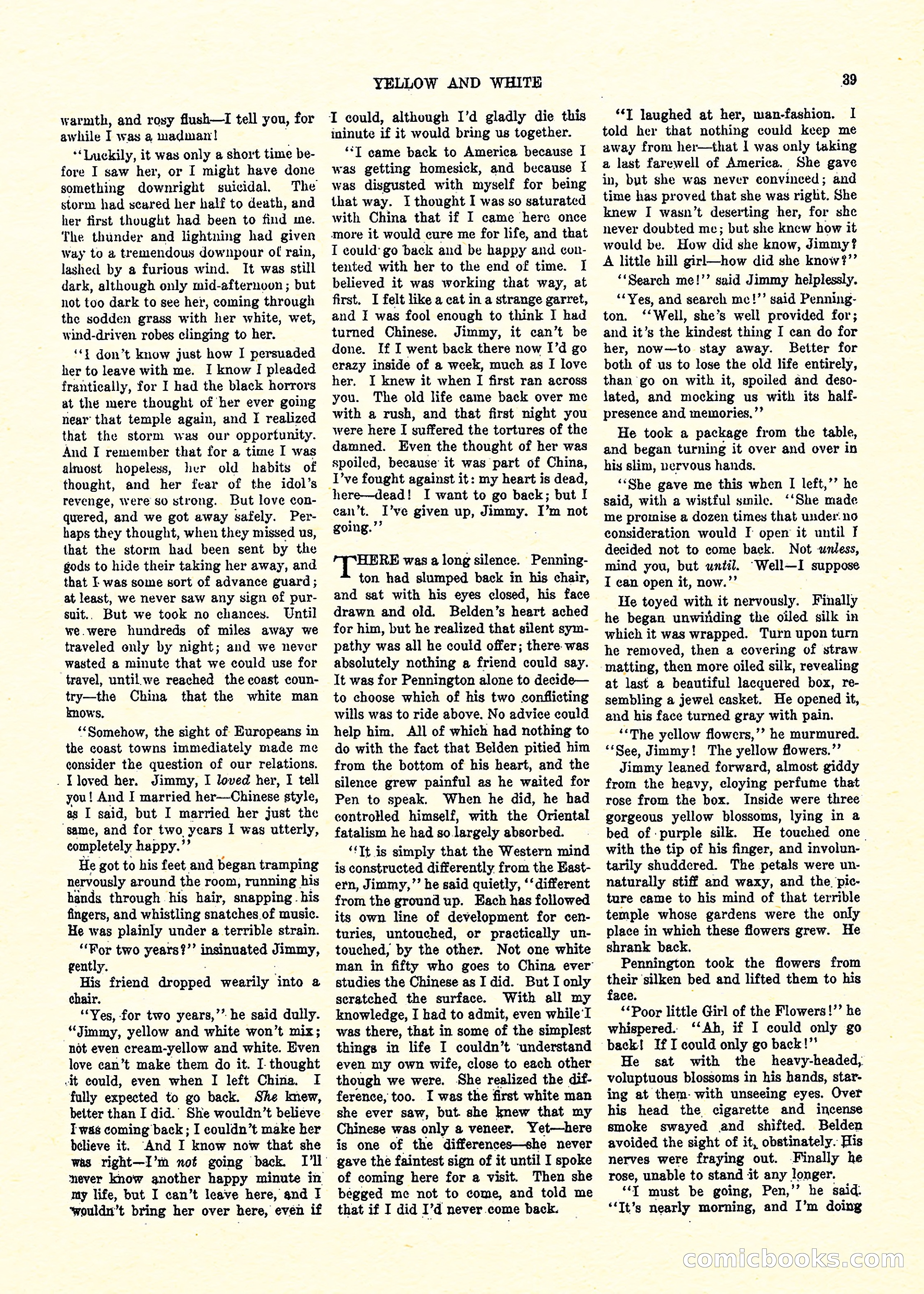 Weird Tales, Vol. 3, No. 3 — page 40 of 98