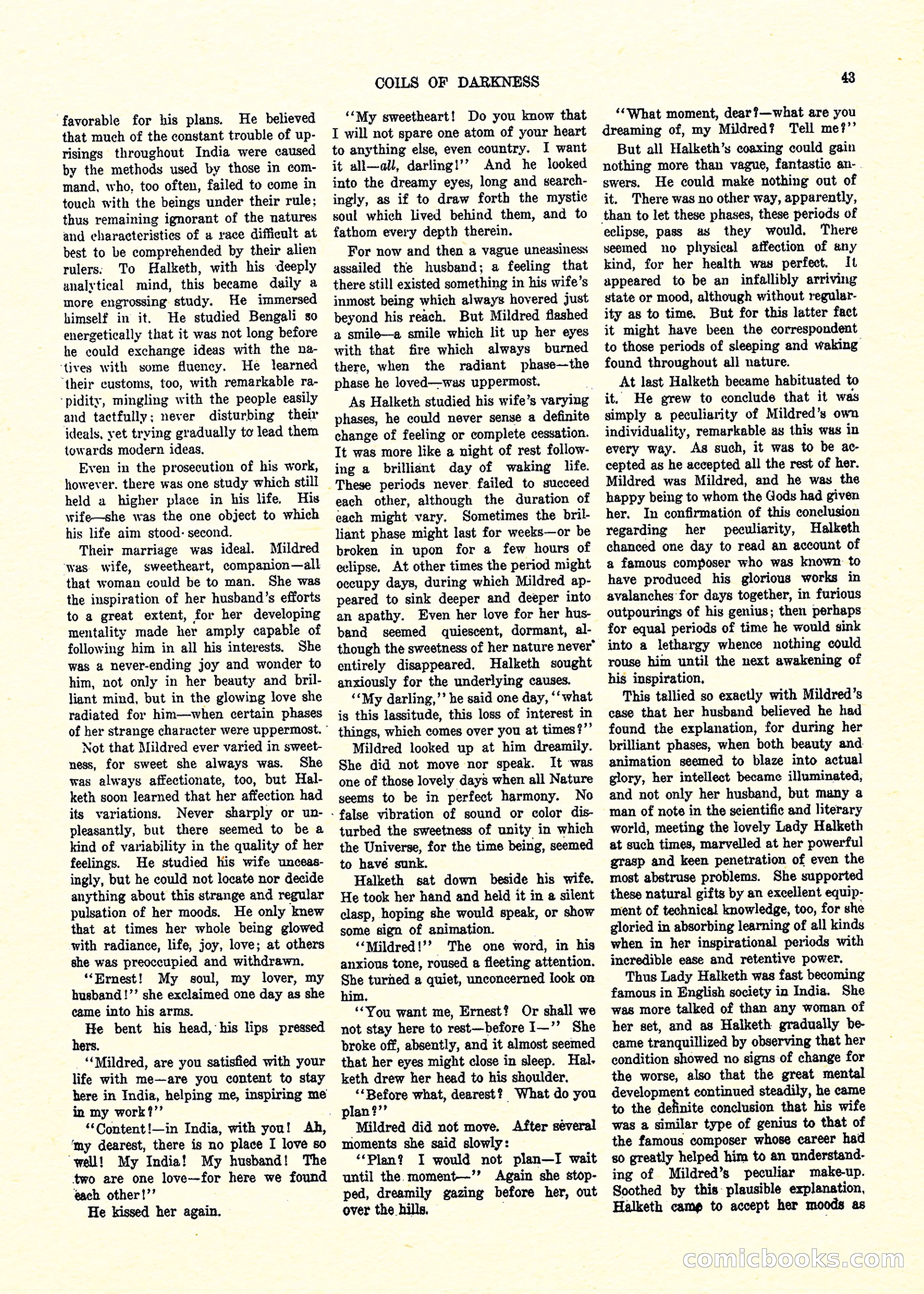 Weird Tales, Vol. 3, No. 3 — page 44 of 98