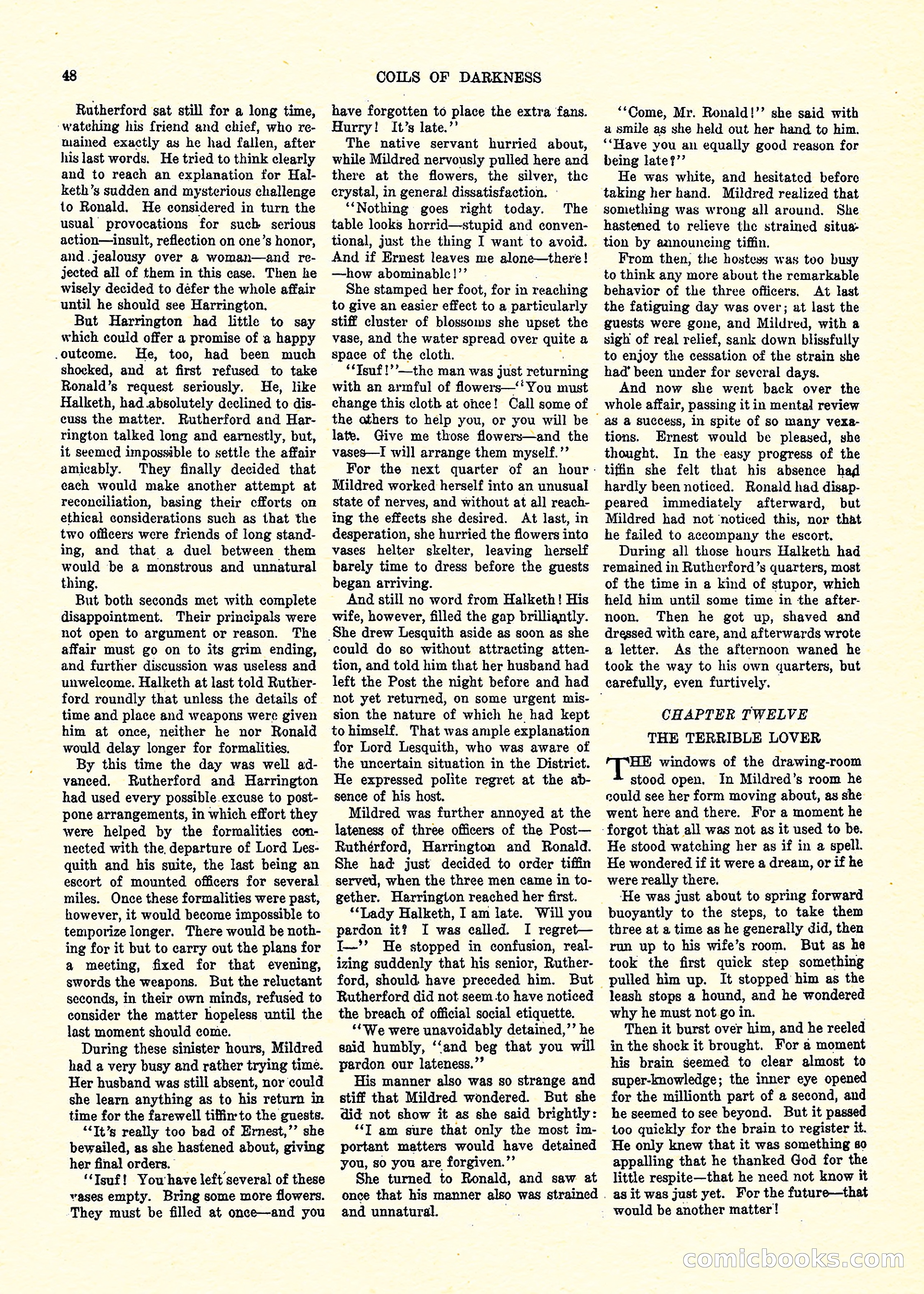 Weird Tales, Vol. 3, No. 3 — page 49 of 98