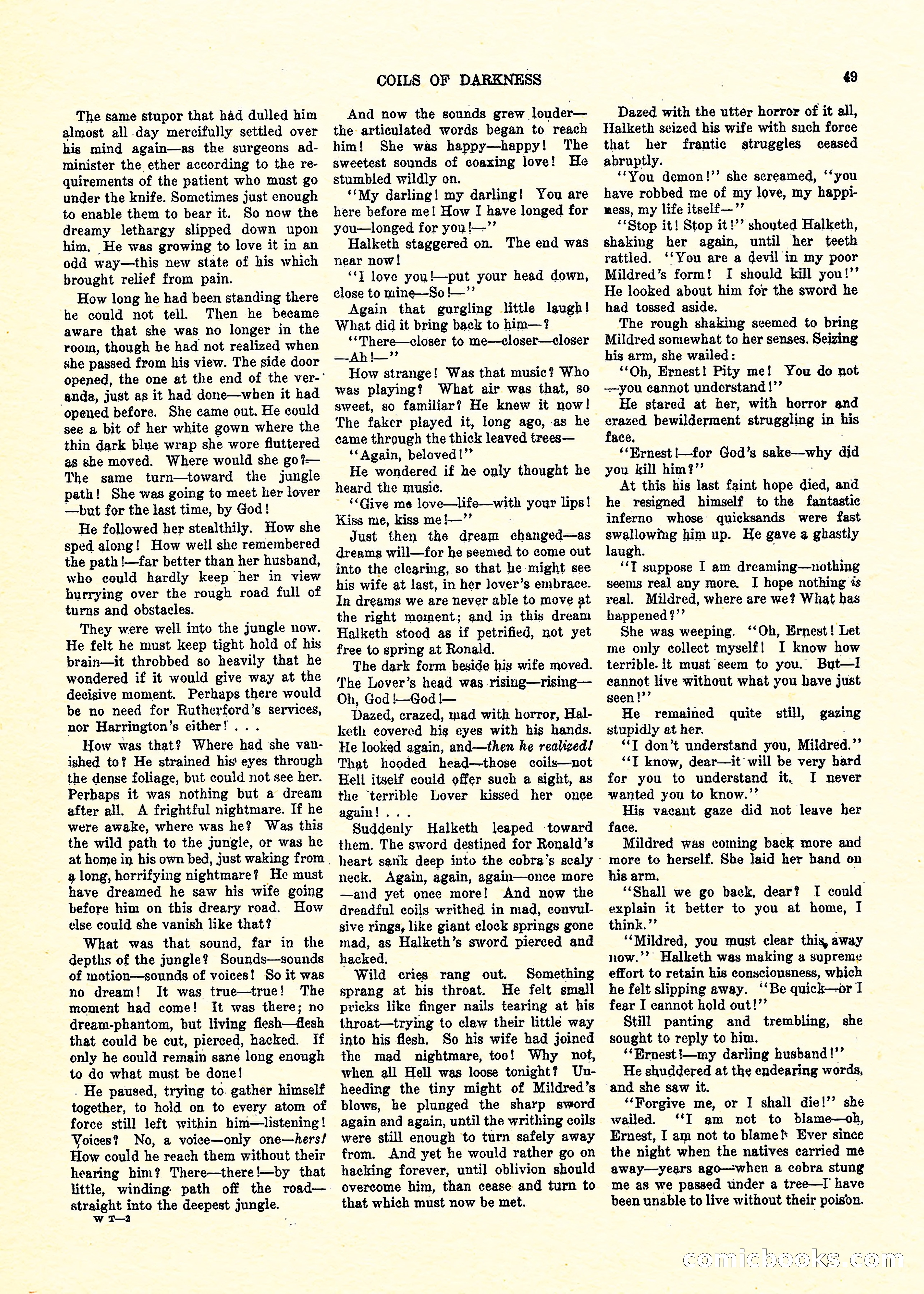 Weird Tales, Vol. 3, No. 3 — page 50 of 98