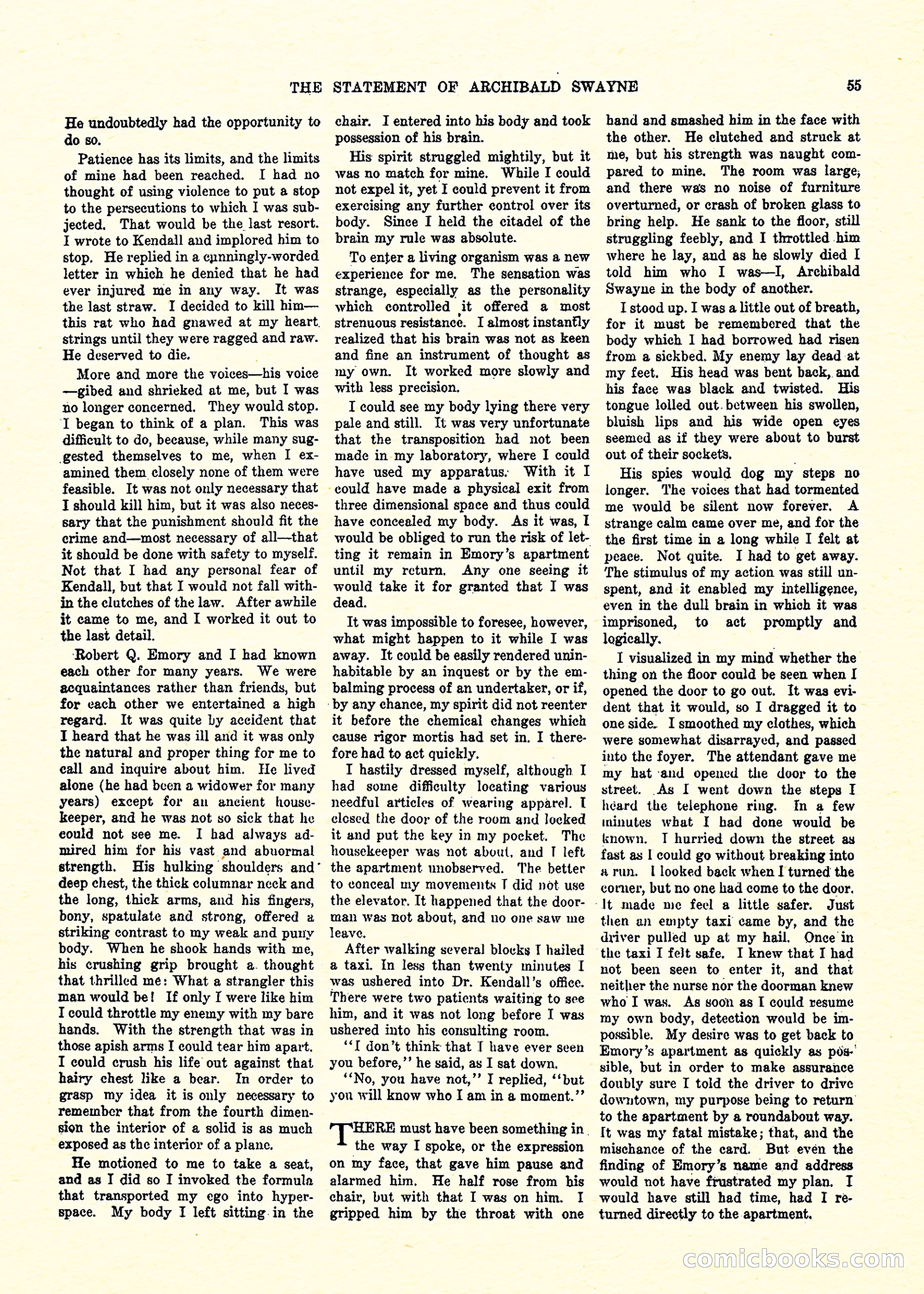 Weird Tales, Vol. 3, No. 3 — page 56 of 98
