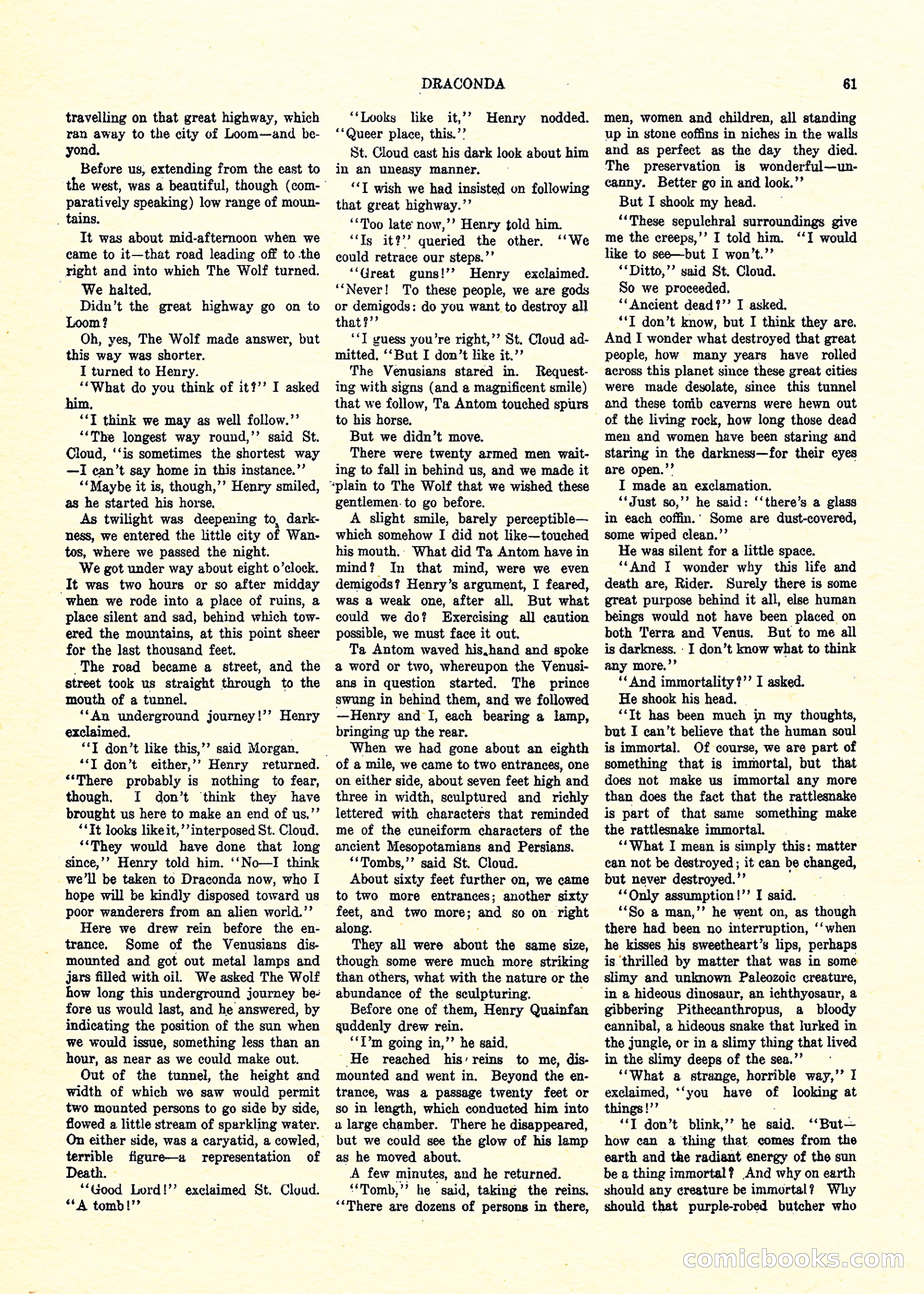 Weird Tales, Vol. 3, No. 3 — page 62 of 98