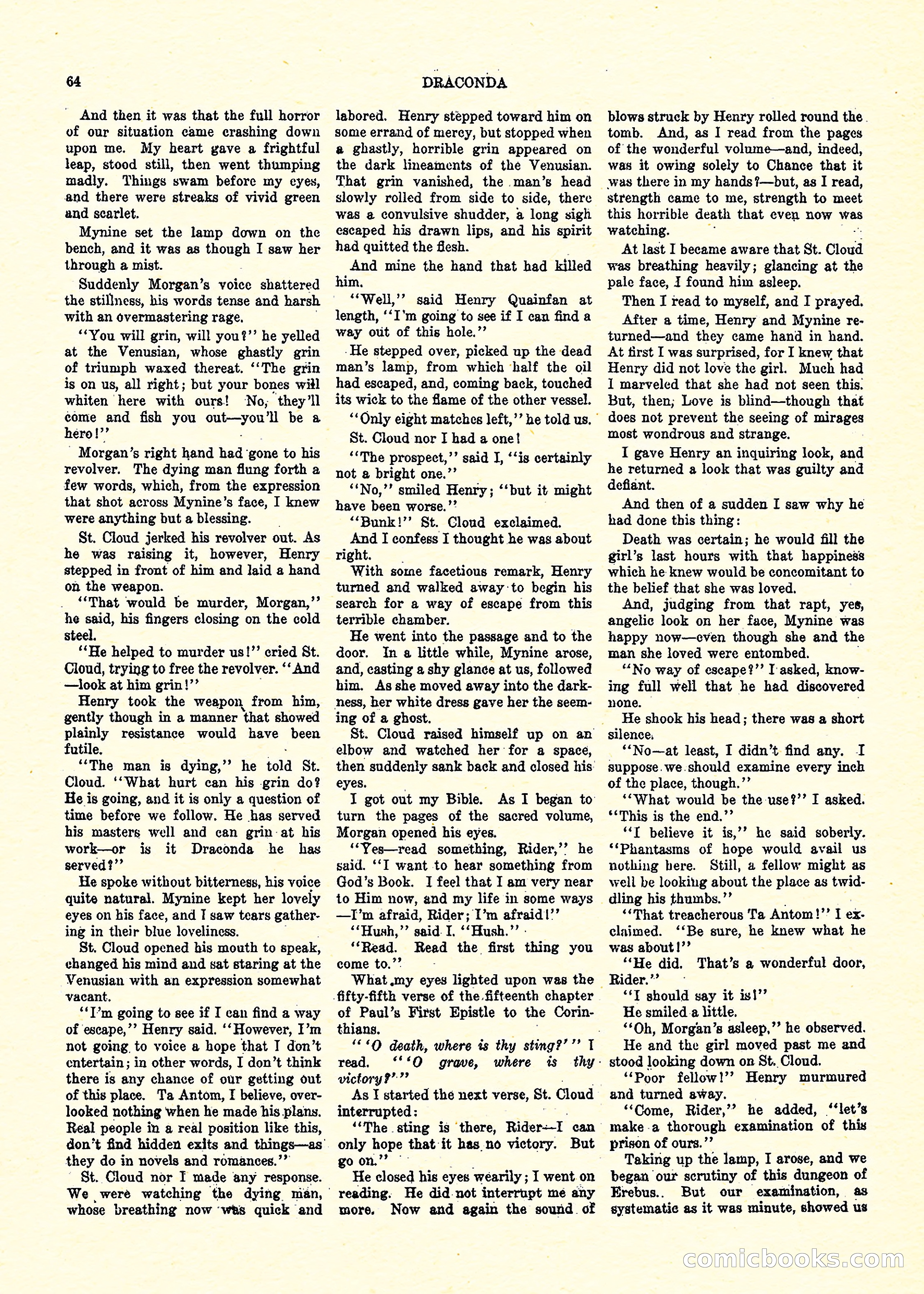 Weird Tales, Vol. 3, No. 3 — page 65 of 98