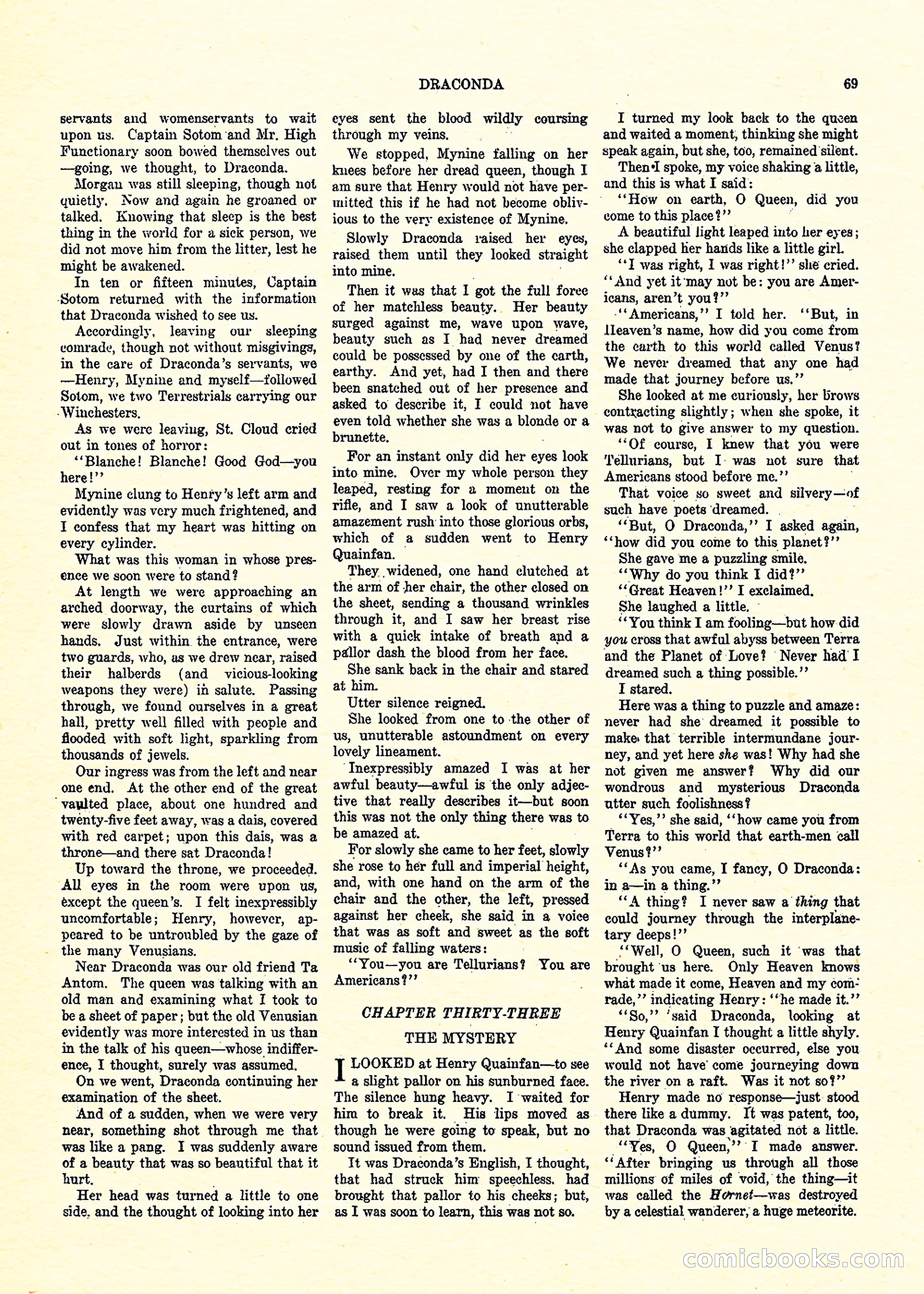 Weird Tales, Vol. 3, No. 3 — page 70 of 98