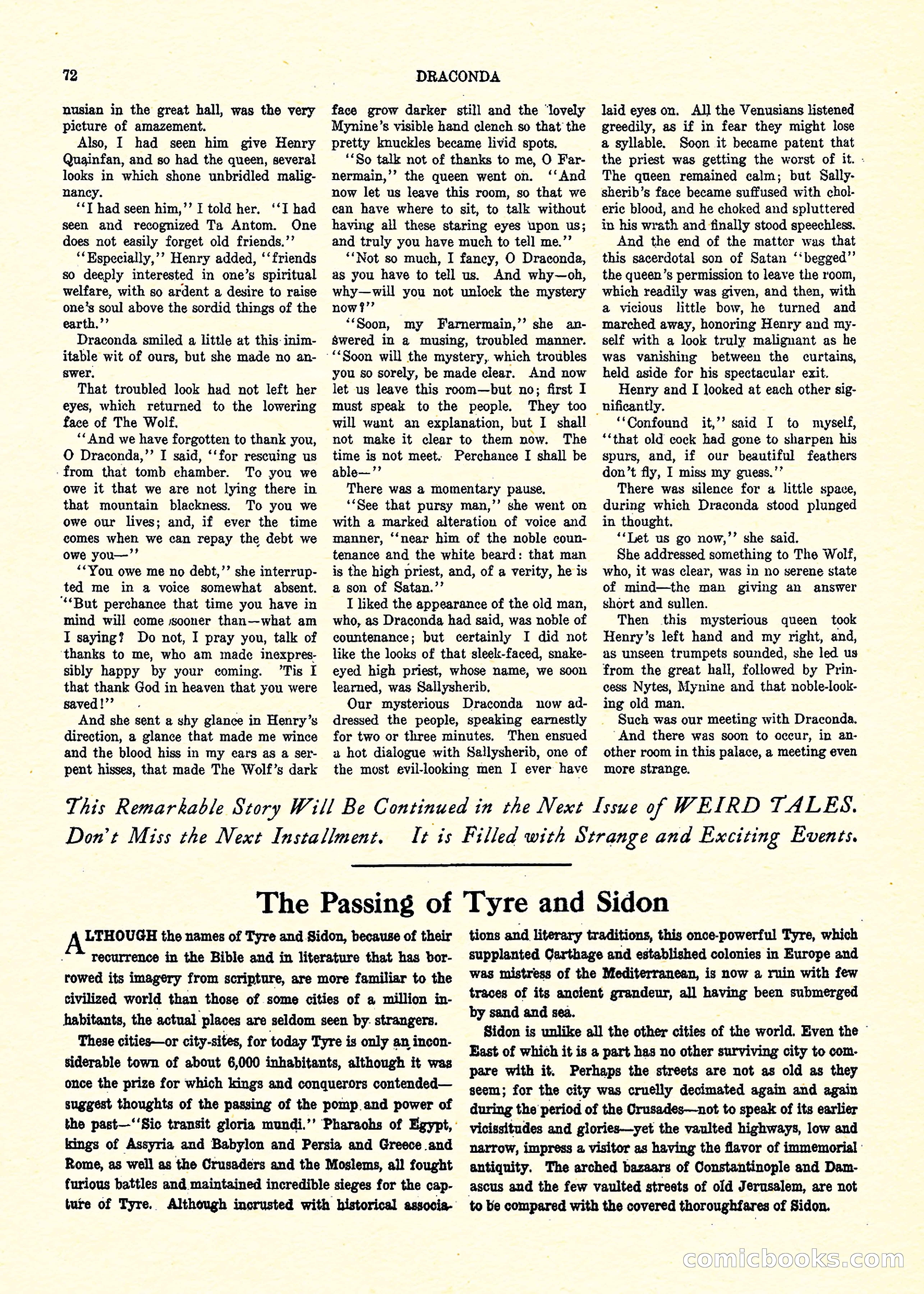 Weird Tales, Vol. 3, No. 3 — page 73 of 98