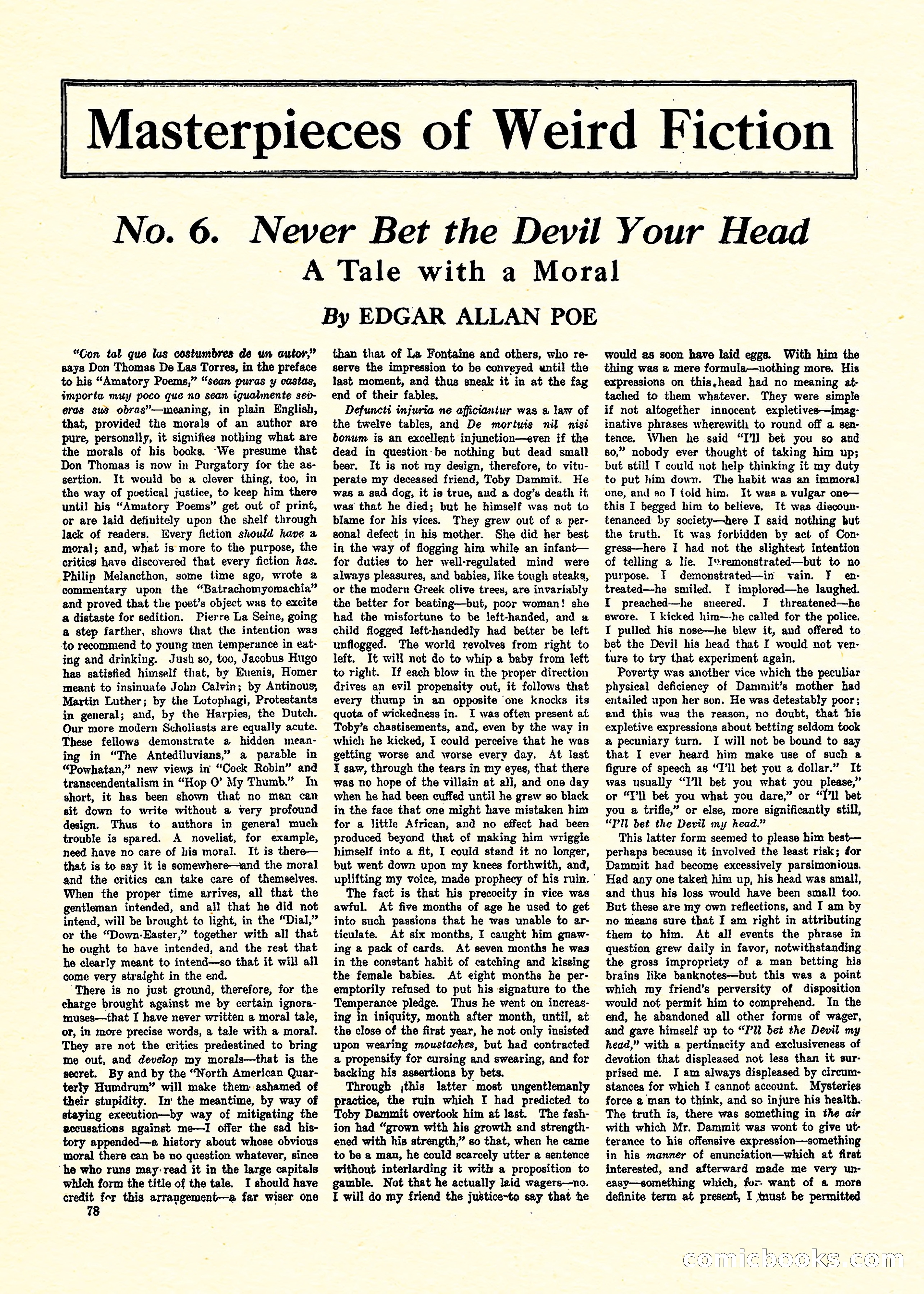 Weird Tales, Vol. 3, No. 3 — page 79 of 98