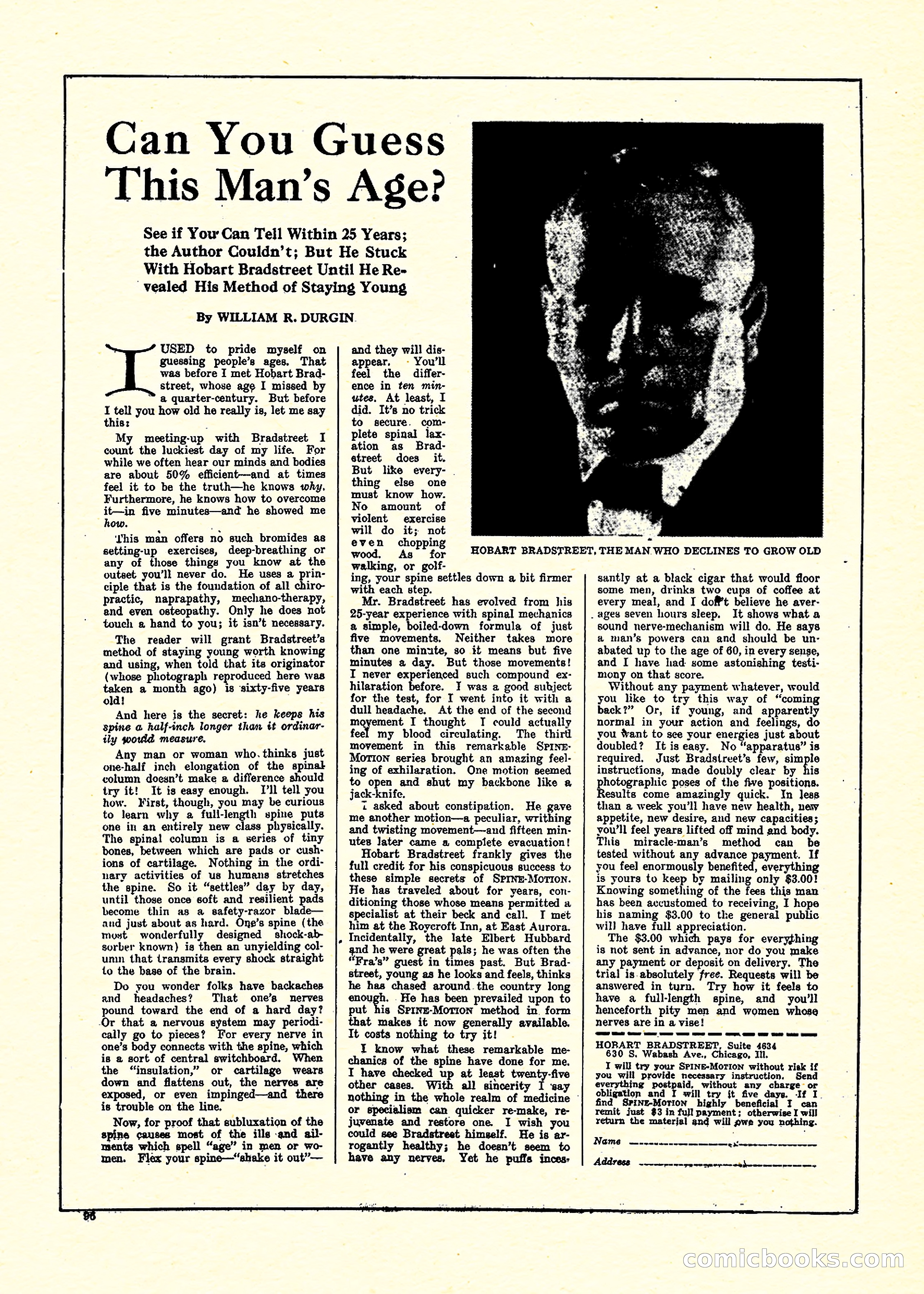 Weird Tales, Vol. 3, No. 3 — page 97 of 98