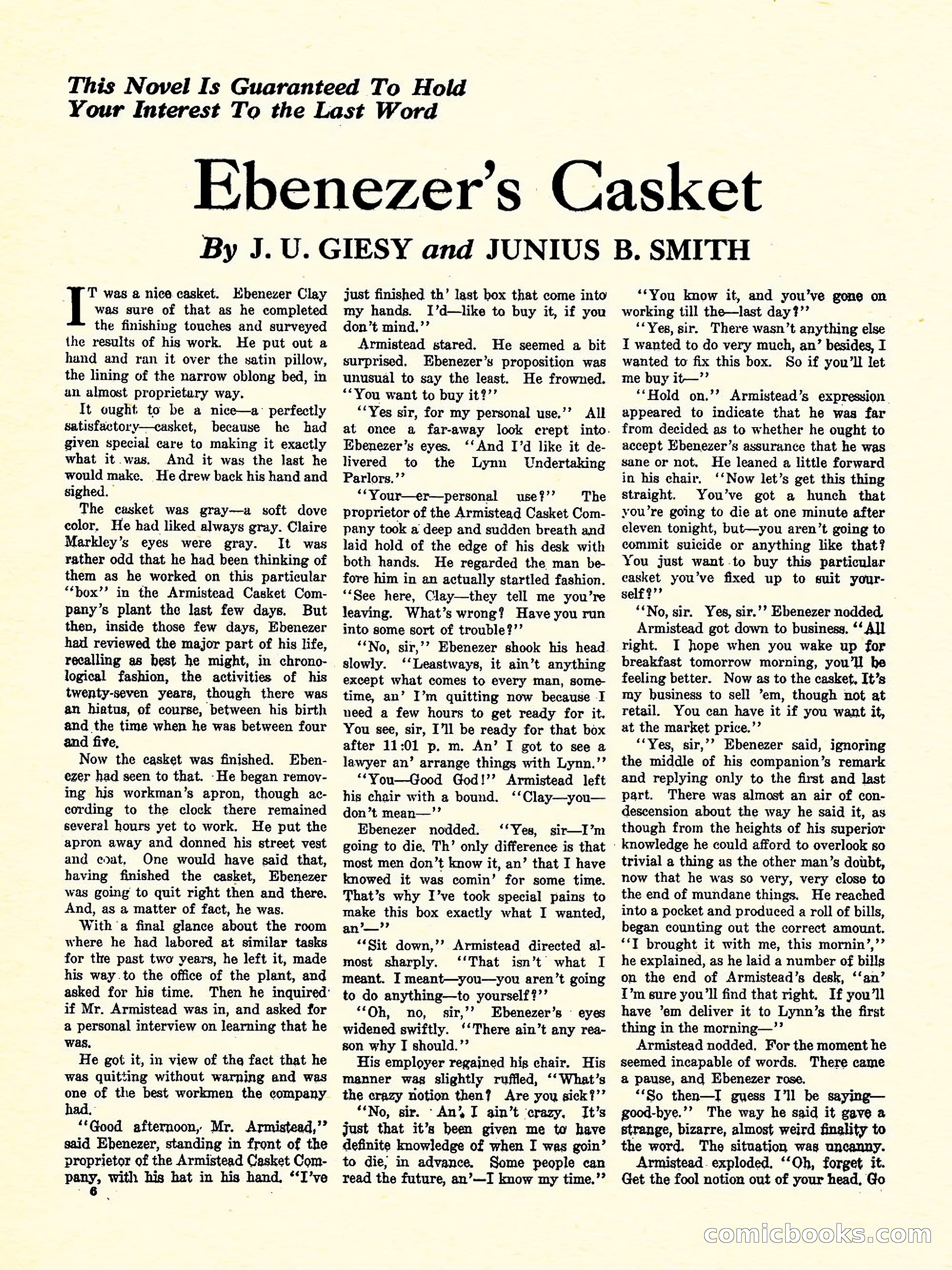 Weird Tales, Vol. 3, No. 4 — page 7 of 98