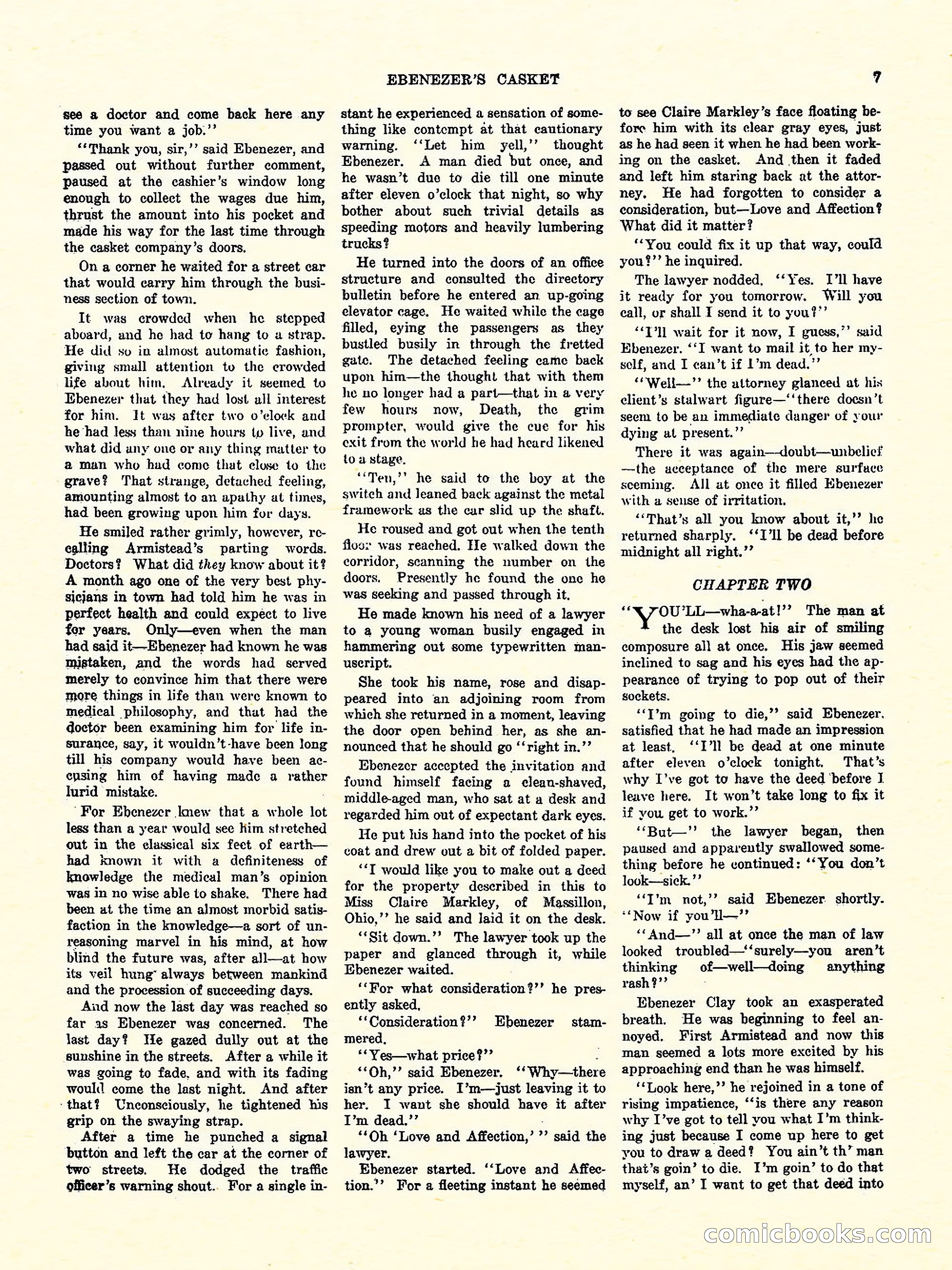 Weird Tales, Vol. 3, No. 4 — page 8 of 98