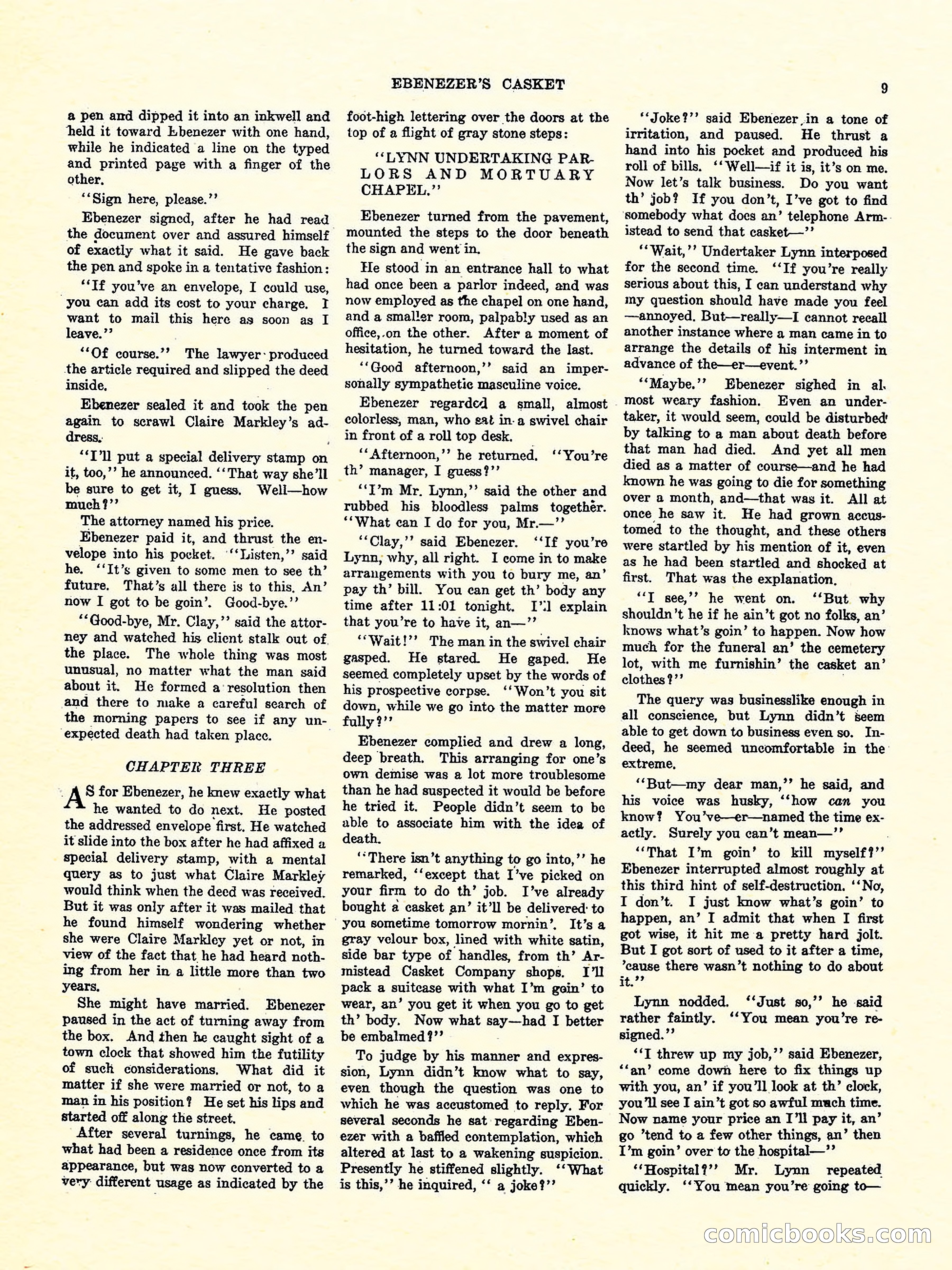 Weird Tales, Vol. 3, No. 4 — page 10 of 98