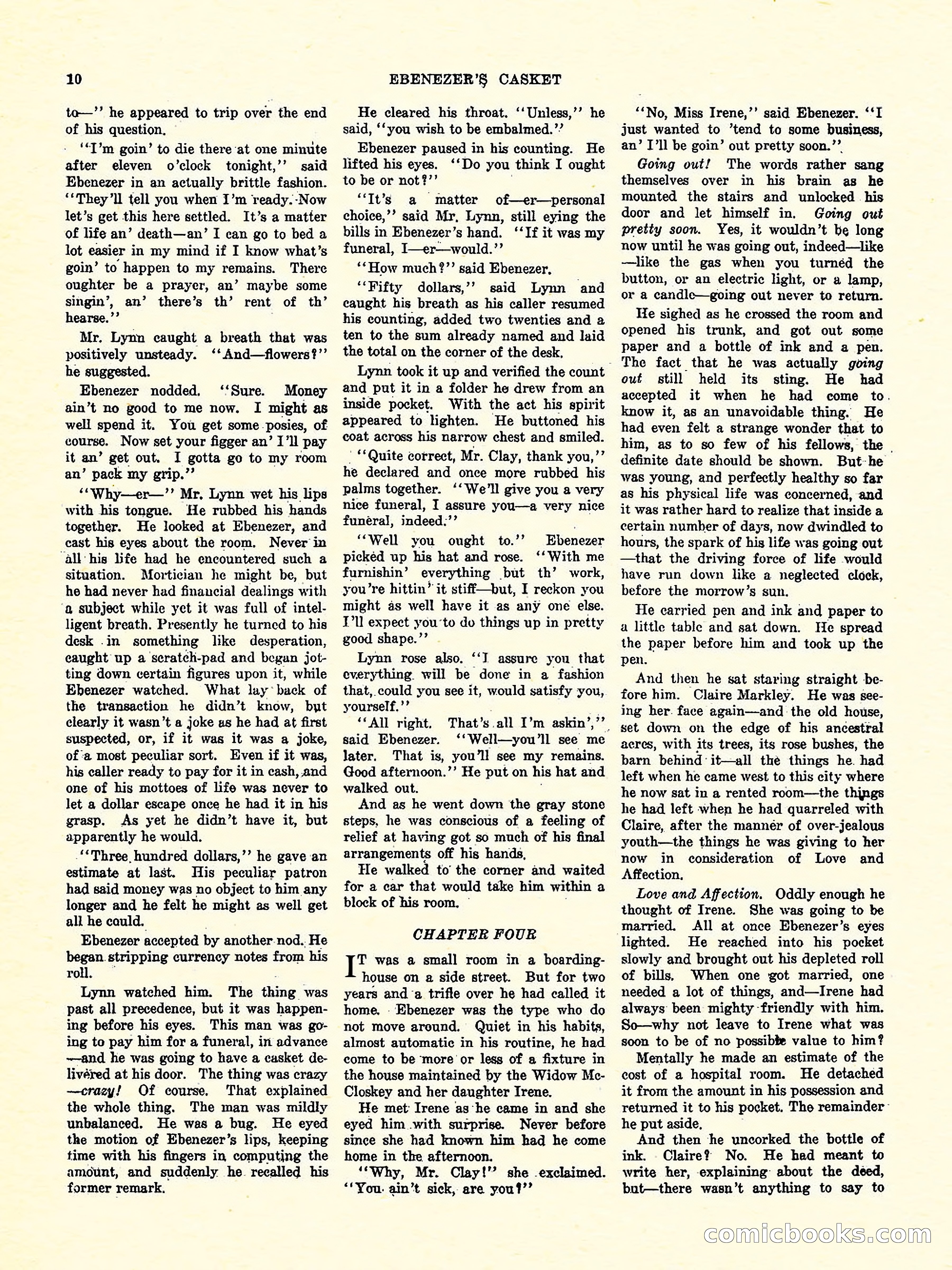 Weird Tales, Vol. 3, No. 4 — page 11 of 98