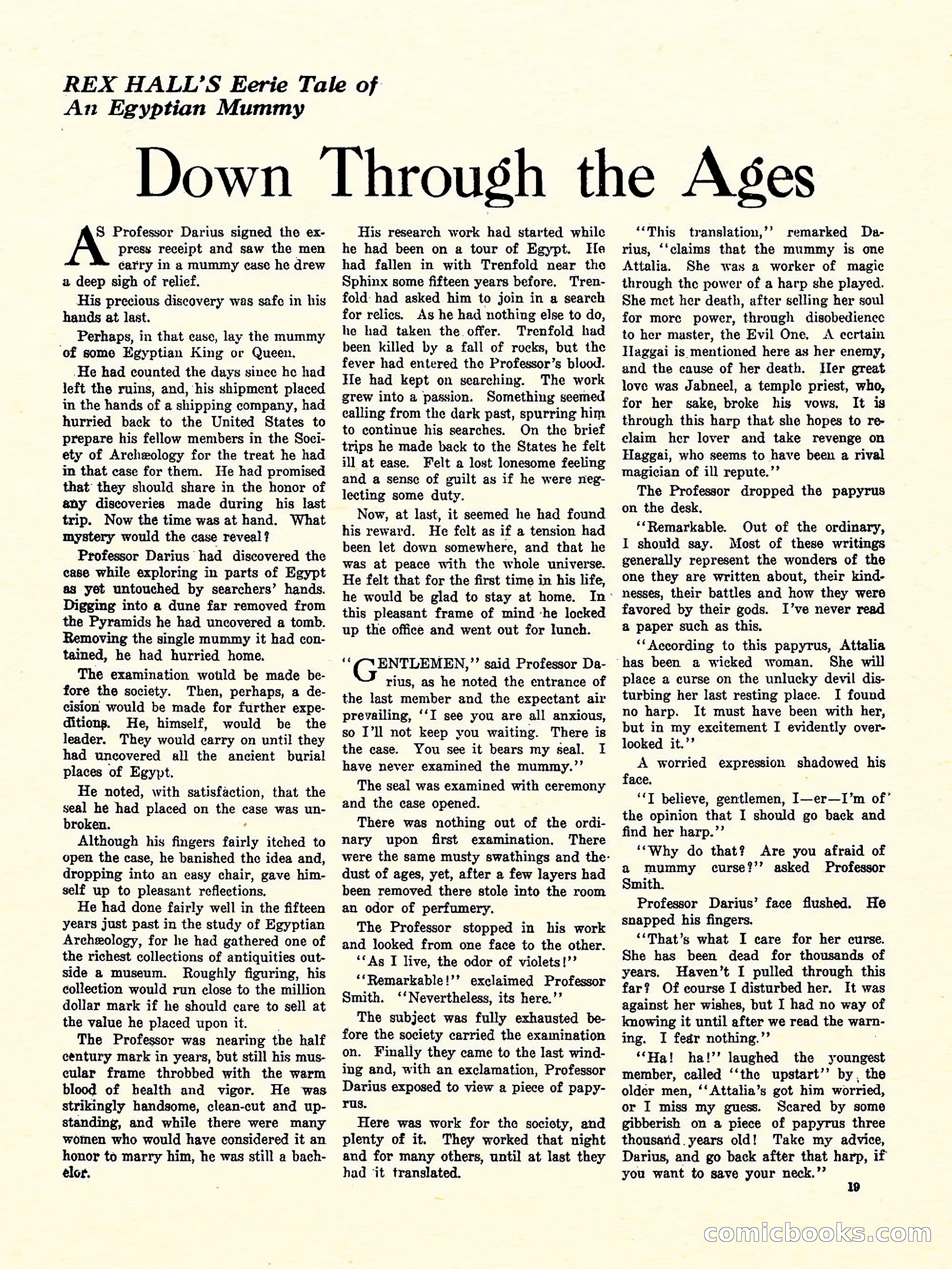 Weird Tales, Vol. 3, No. 4 — page 20 of 98
