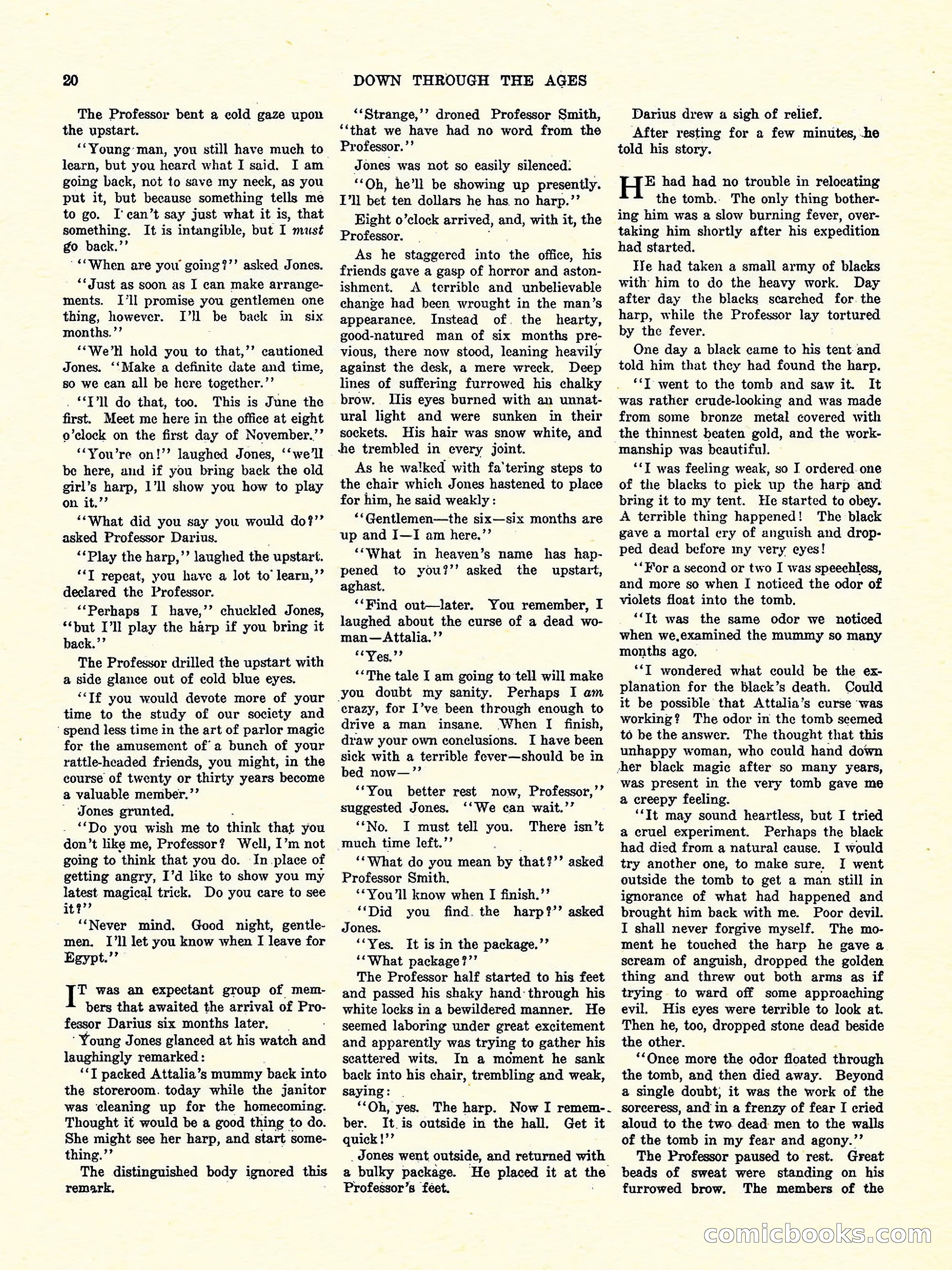 Weird Tales, Vol. 3, No. 4 — page 21 of 98