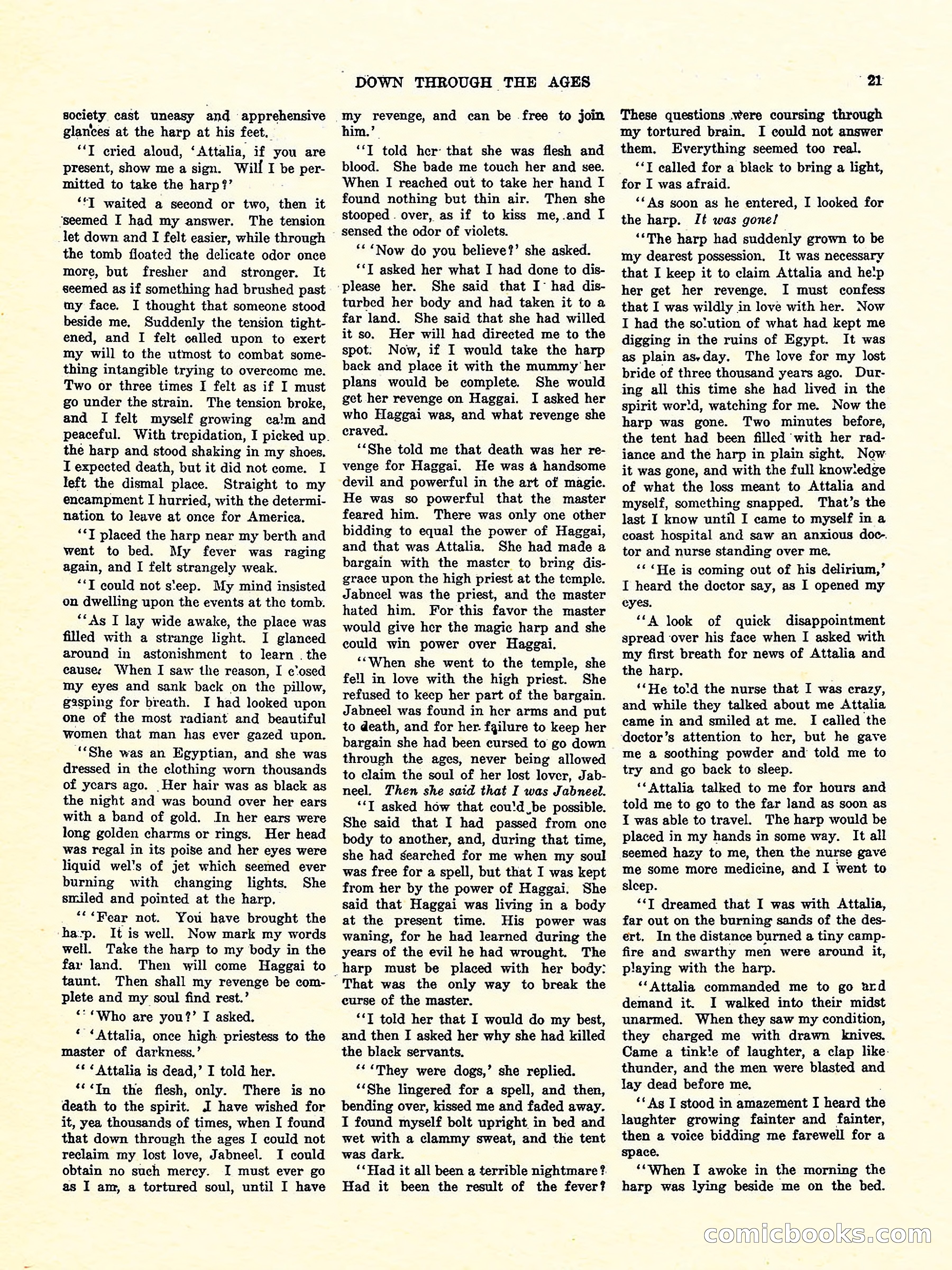Weird Tales, Vol. 3, No. 4 — page 22 of 98