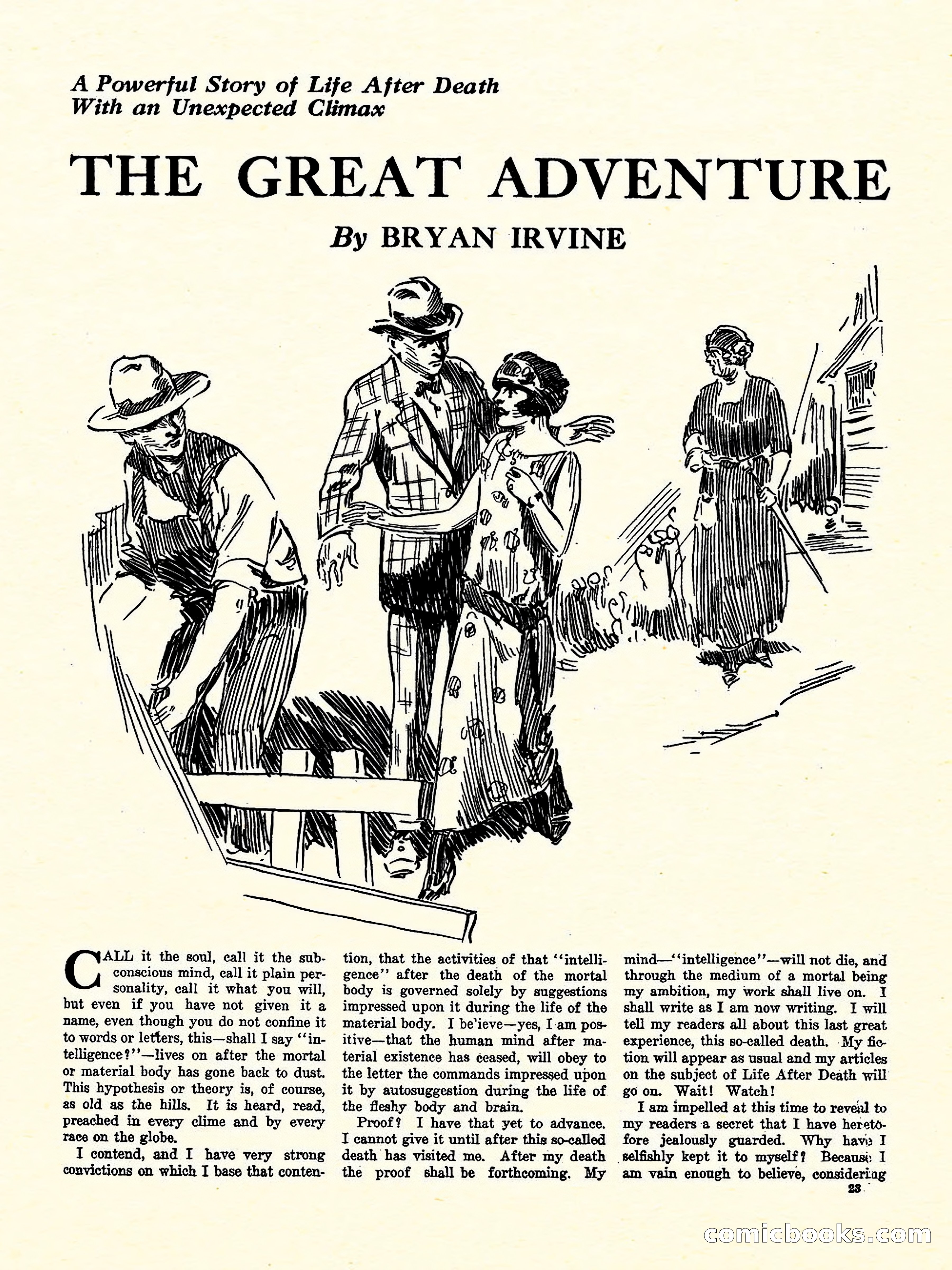 Weird Tales, Vol. 3, No. 4 — page 24 of 98