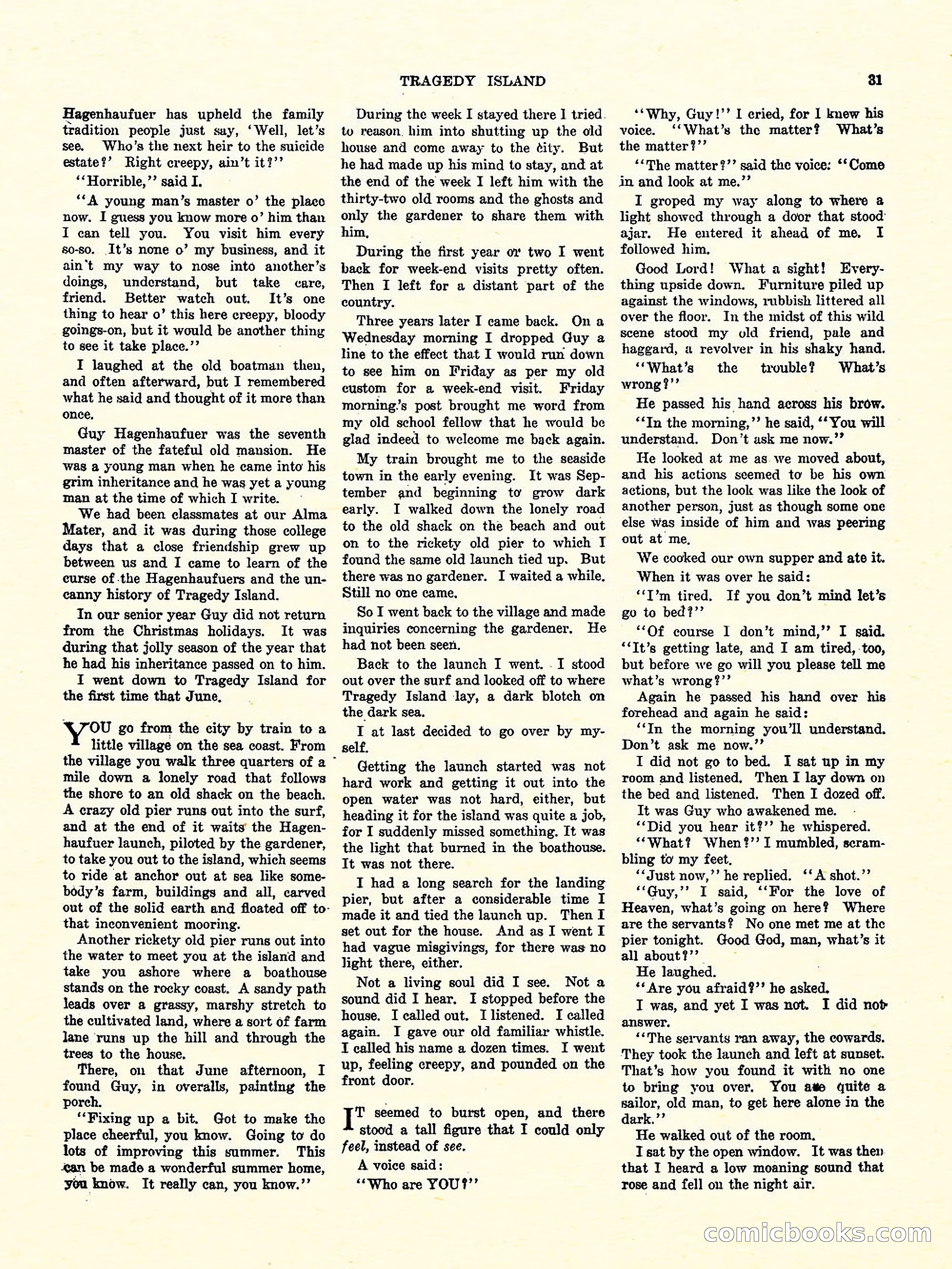 Weird Tales, Vol. 3, No. 4 — page 32 of 98