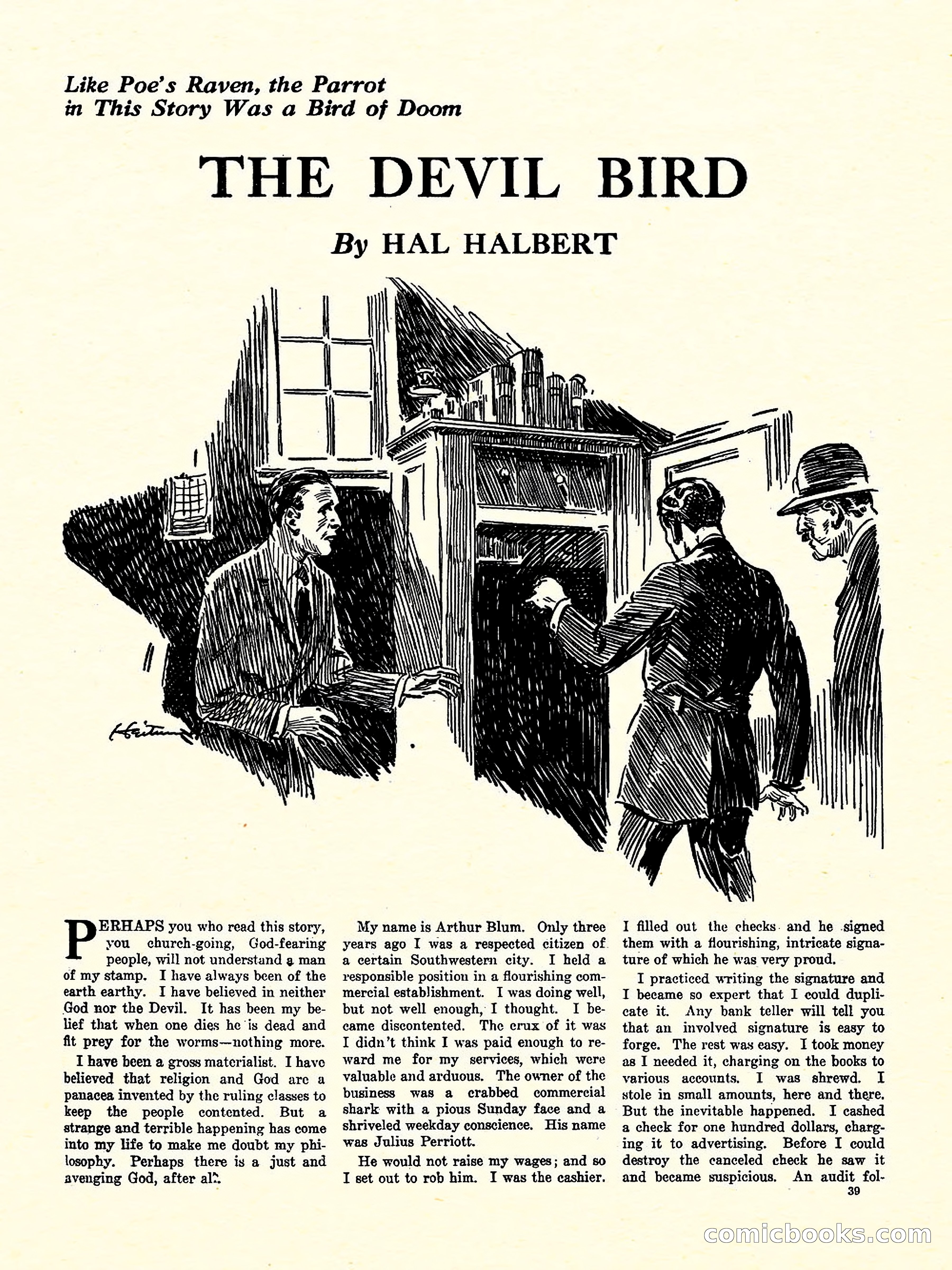 Weird Tales, Vol. 3, No. 4 — page 40 of 98