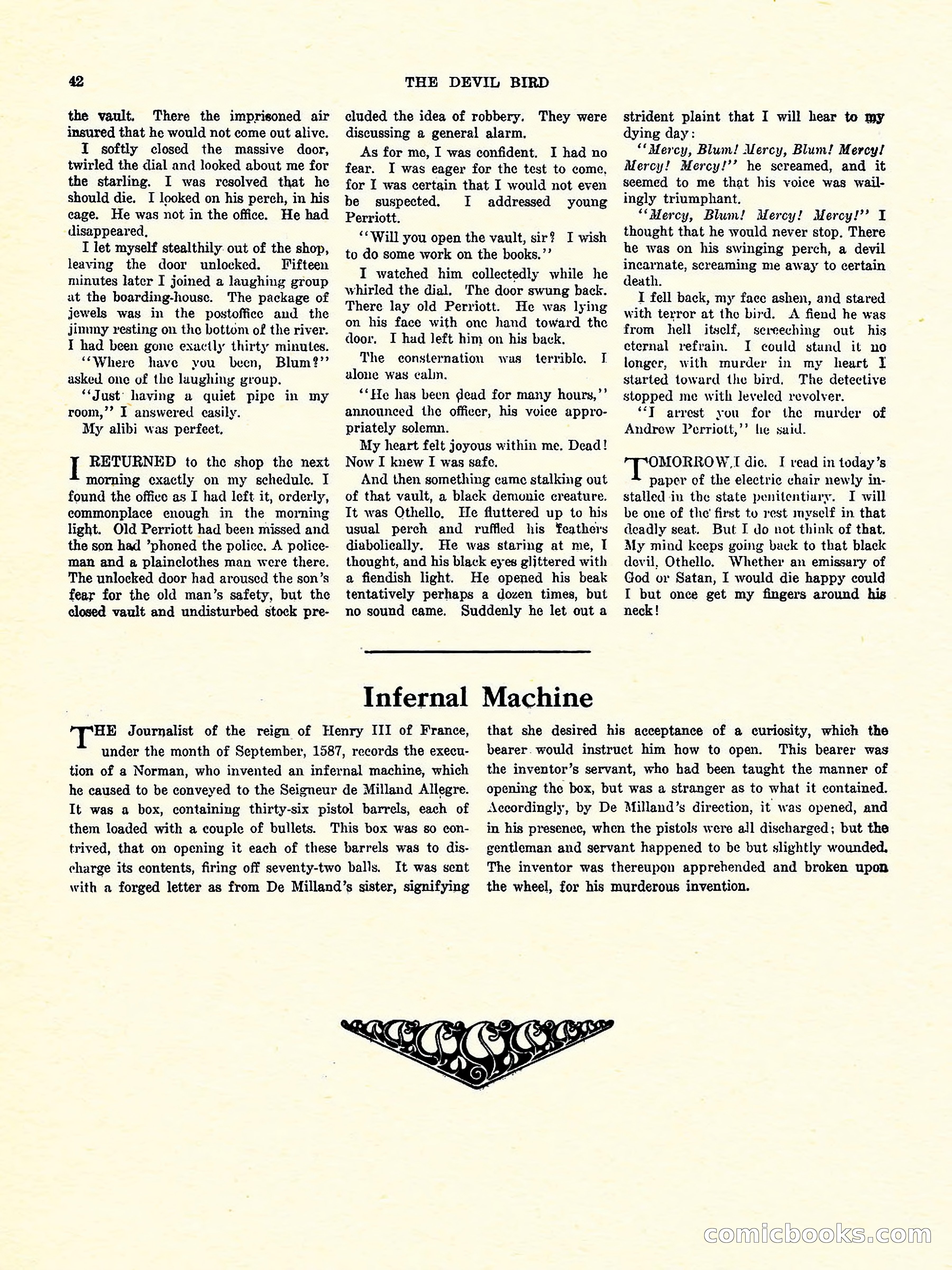 Weird Tales, Vol. 3, No. 4 — page 43 of 98