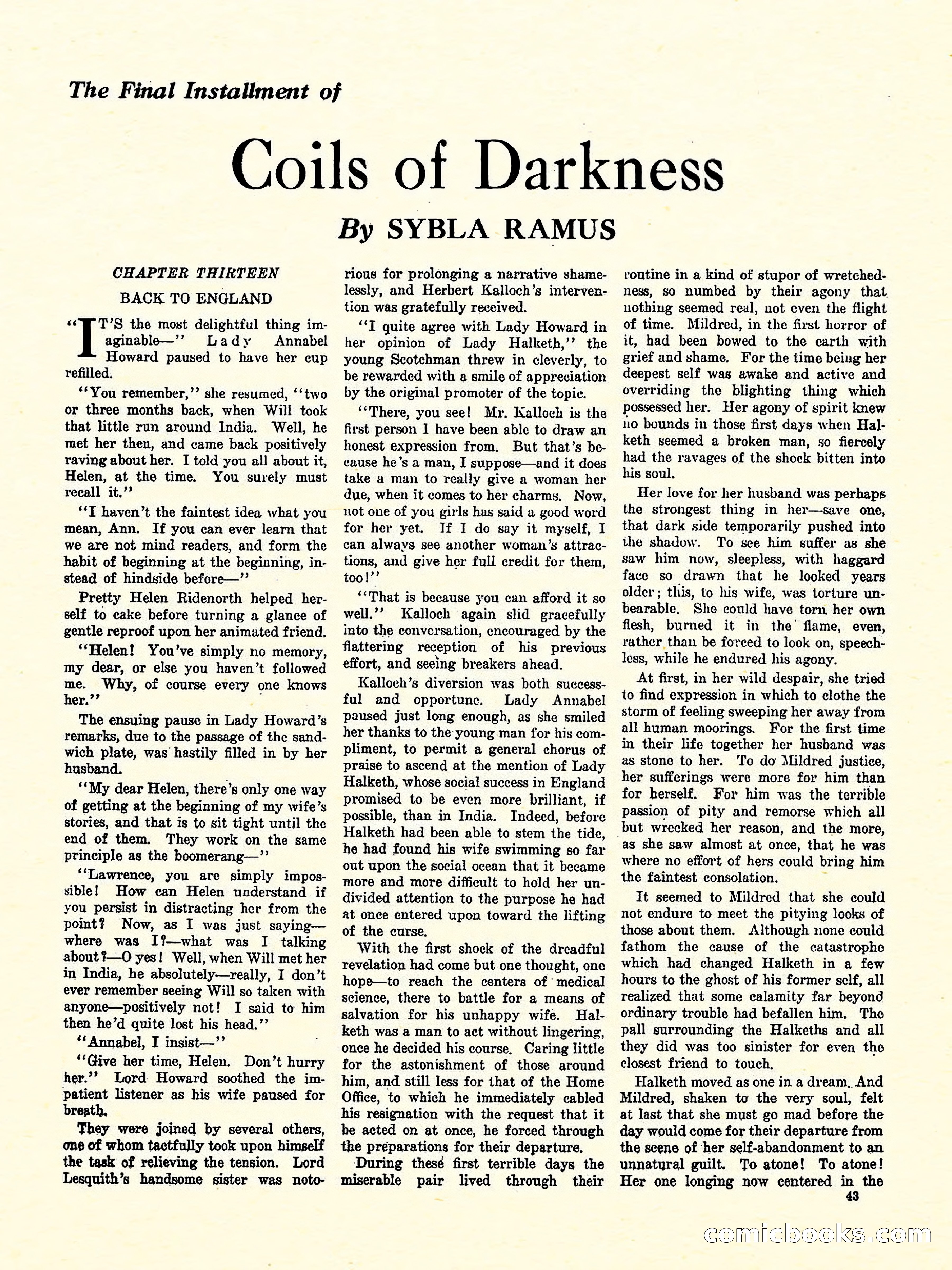Weird Tales, Vol. 3, No. 4 — page 44 of 98
