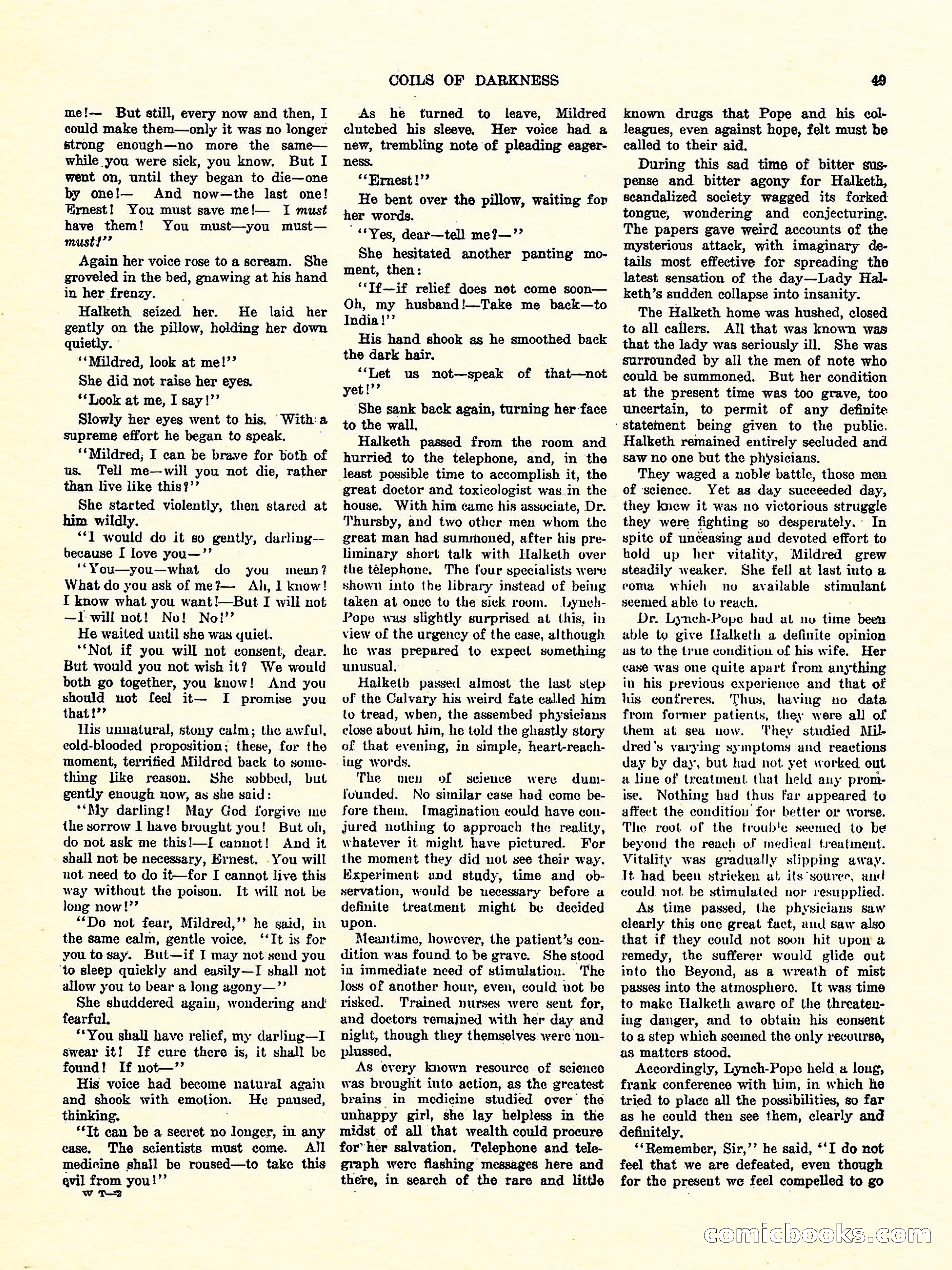 Weird Tales, Vol. 3, No. 4 — page 50 of 98