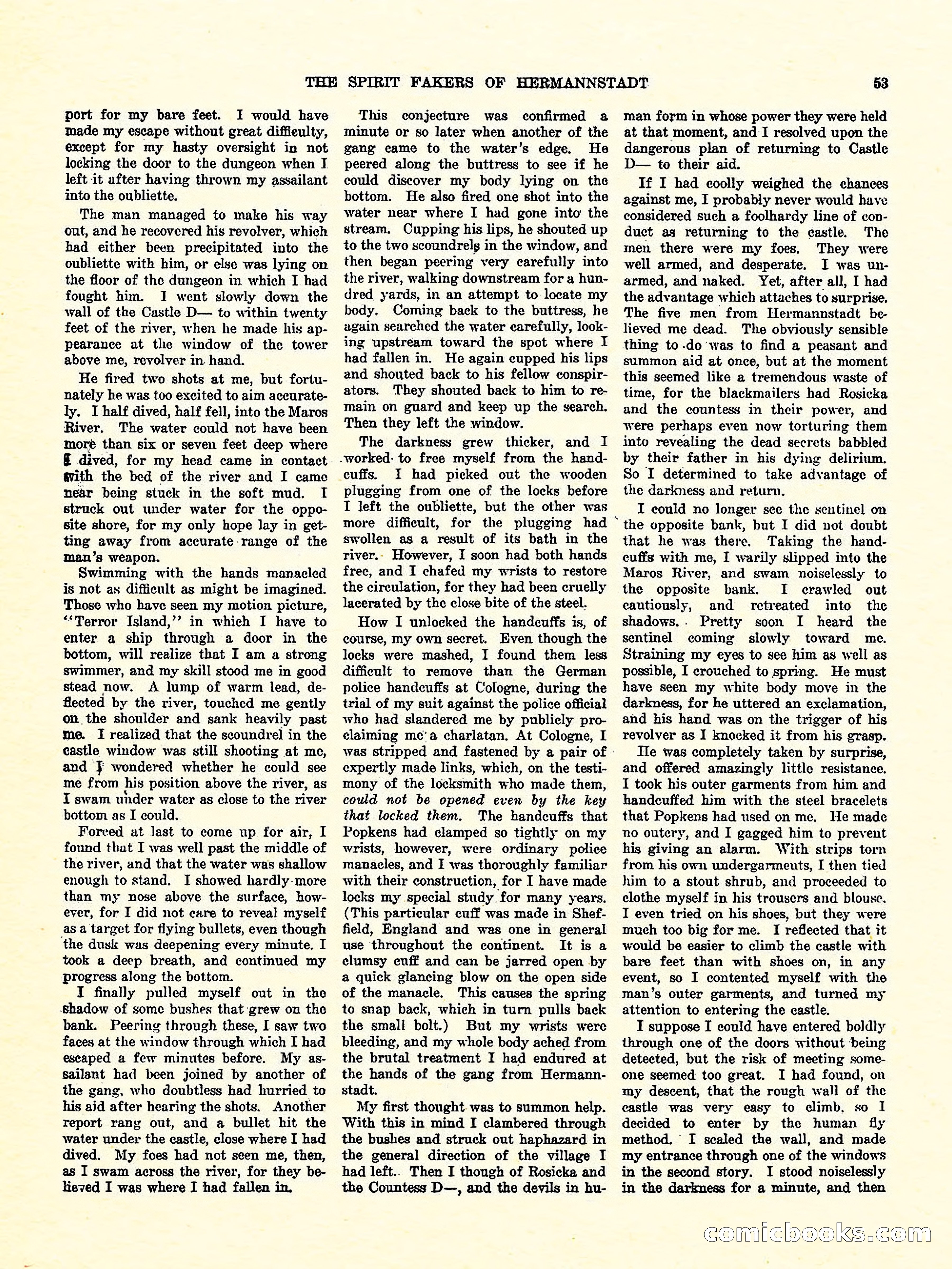 Weird Tales, Vol. 3, No. 4 — page 54 of 98