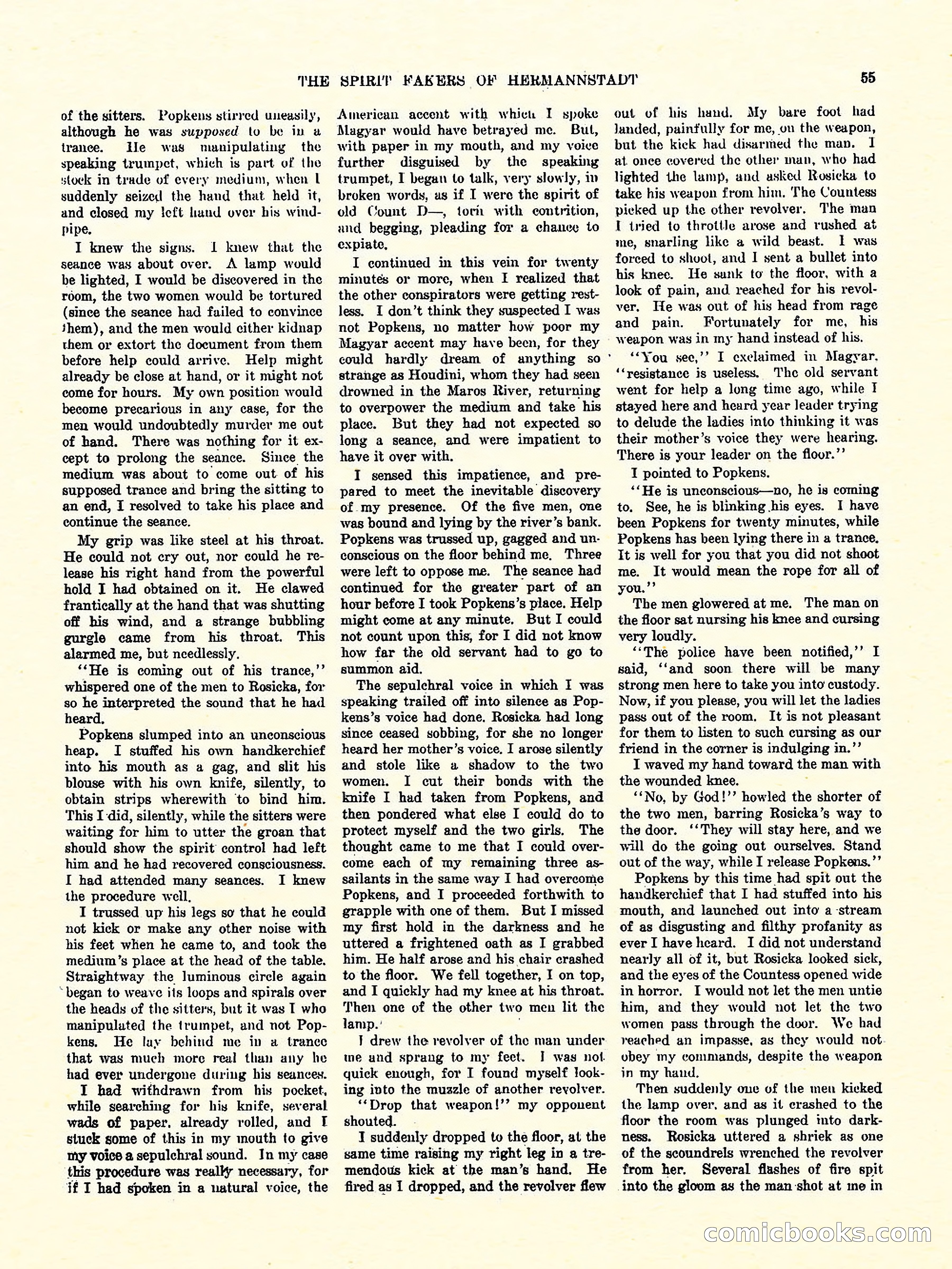 Weird Tales, Vol. 3, No. 4 — page 56 of 98