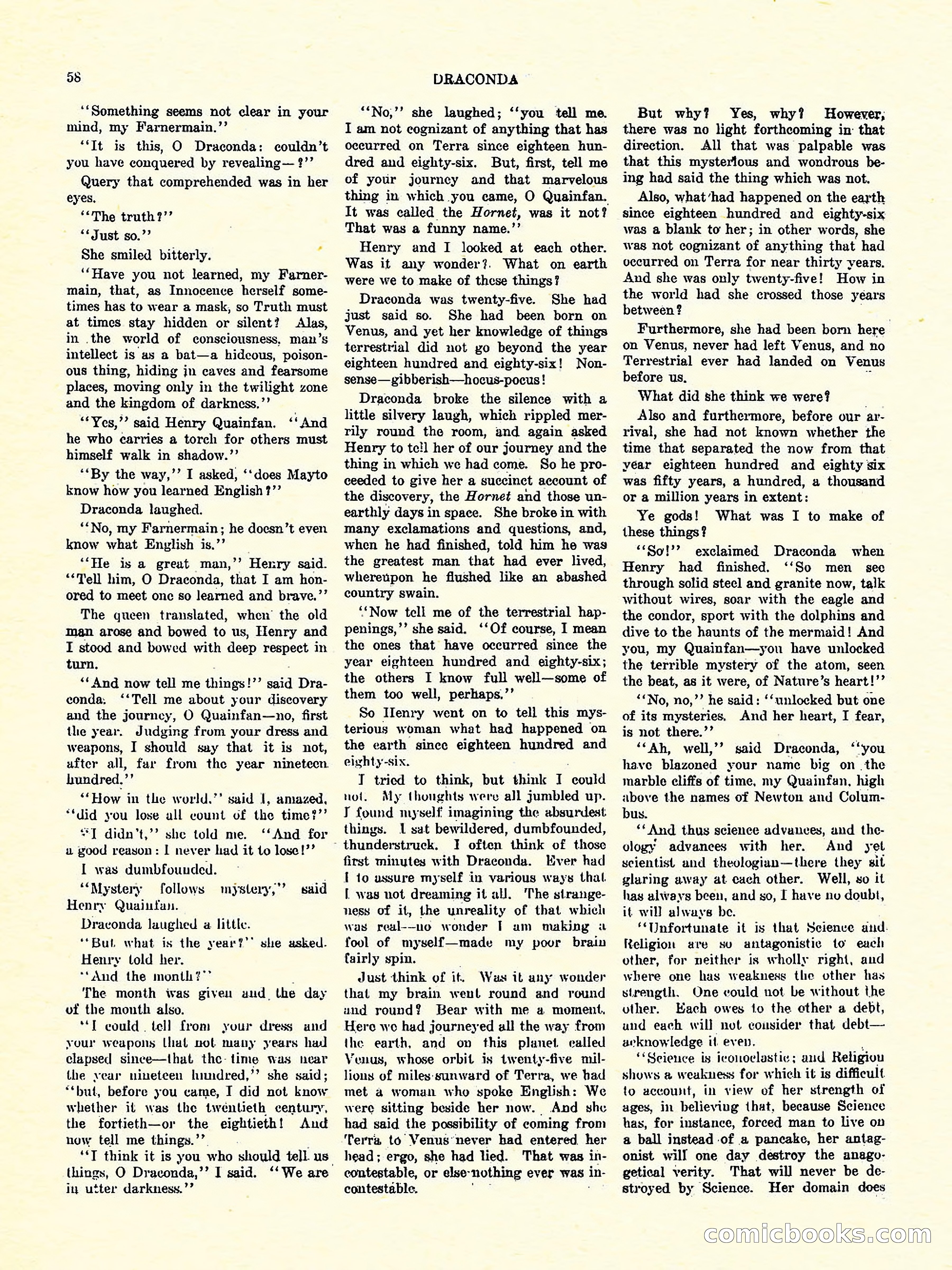 Weird Tales, Vol. 3, No. 4 — page 59 of 98