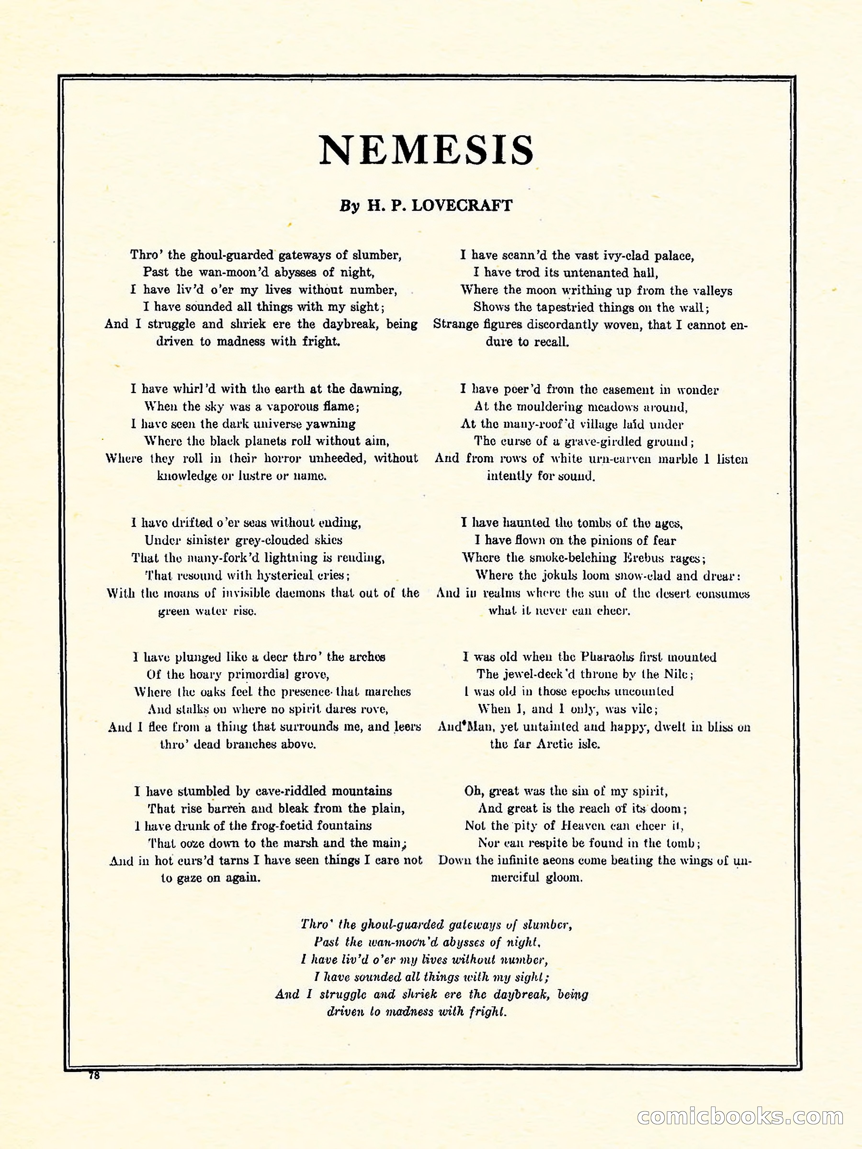 Weird Tales, Vol. 3, No. 4 — page 79 of 98