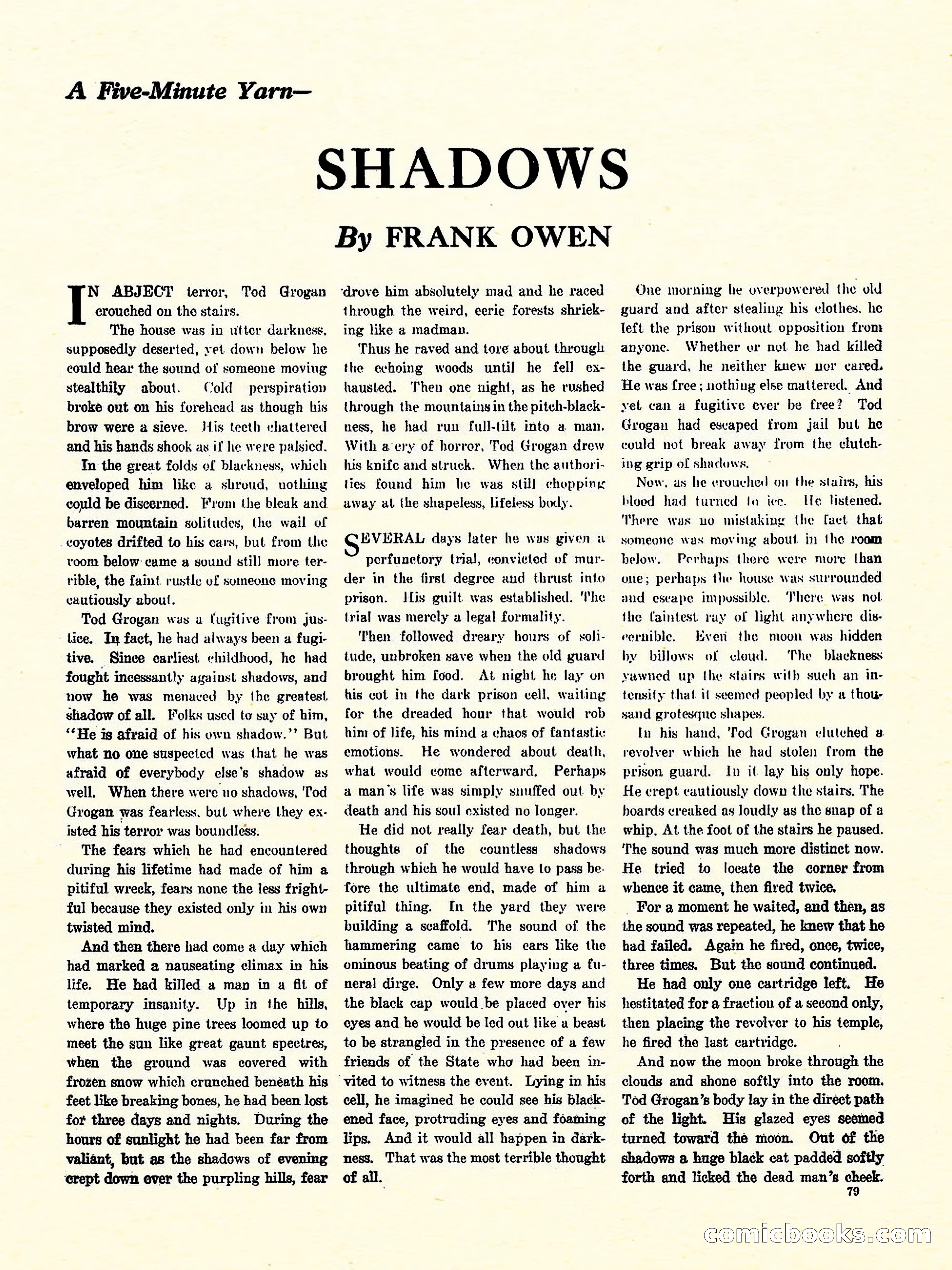 Weird Tales, Vol. 3, No. 4 — page 80 of 98