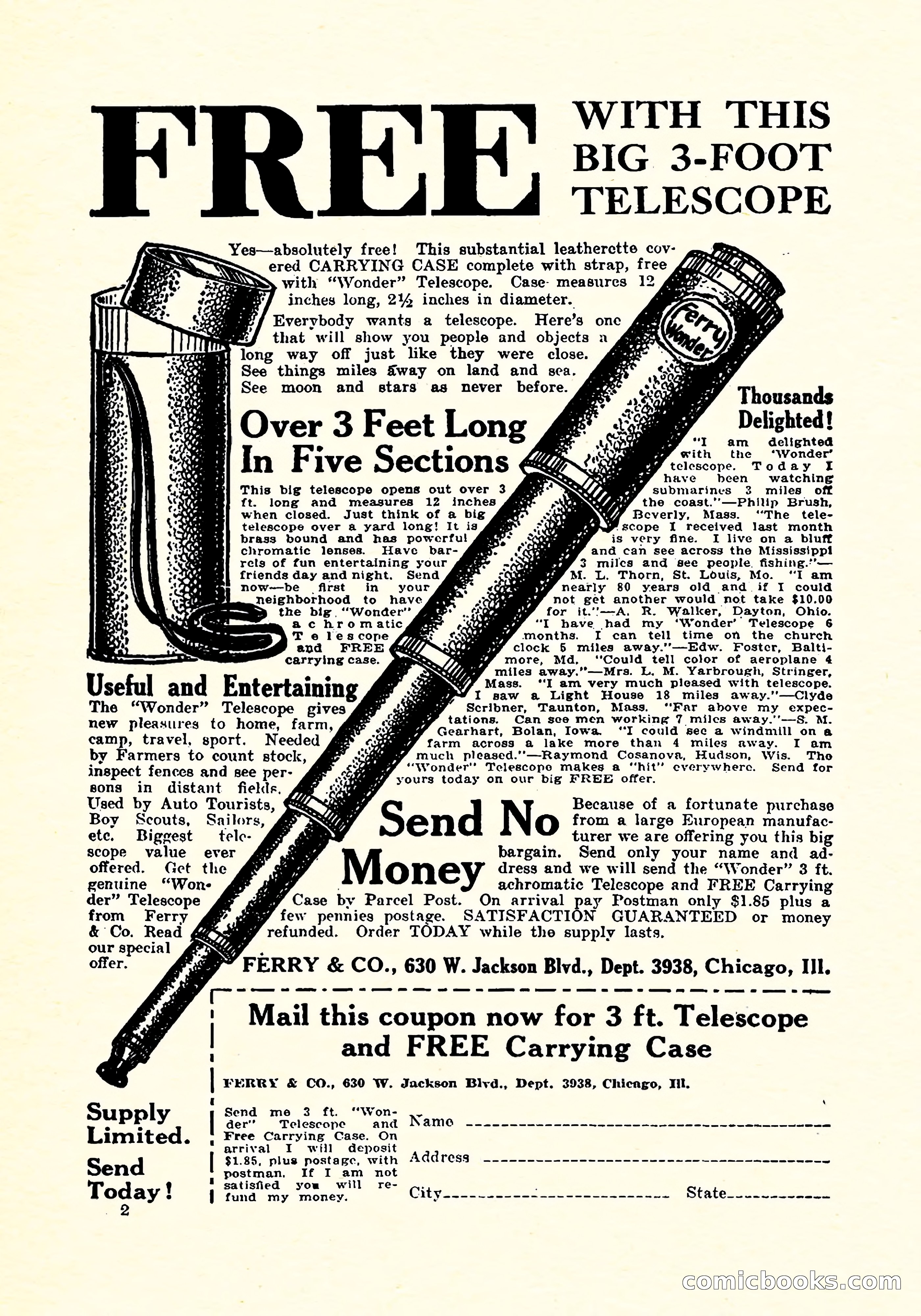 Weird Tales, Vol. 4, No. 3 — page 3 of 194