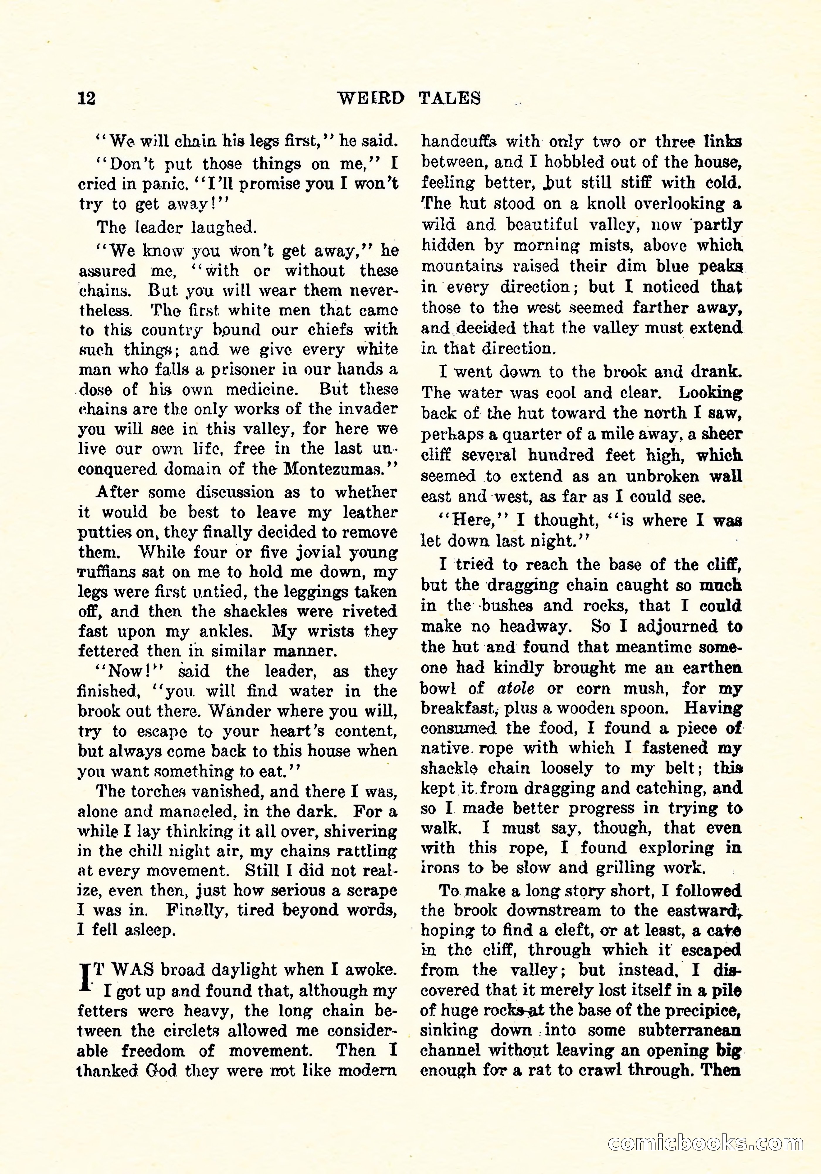 Weird Tales, Vol. 4, No. 3 — page 13 of 194