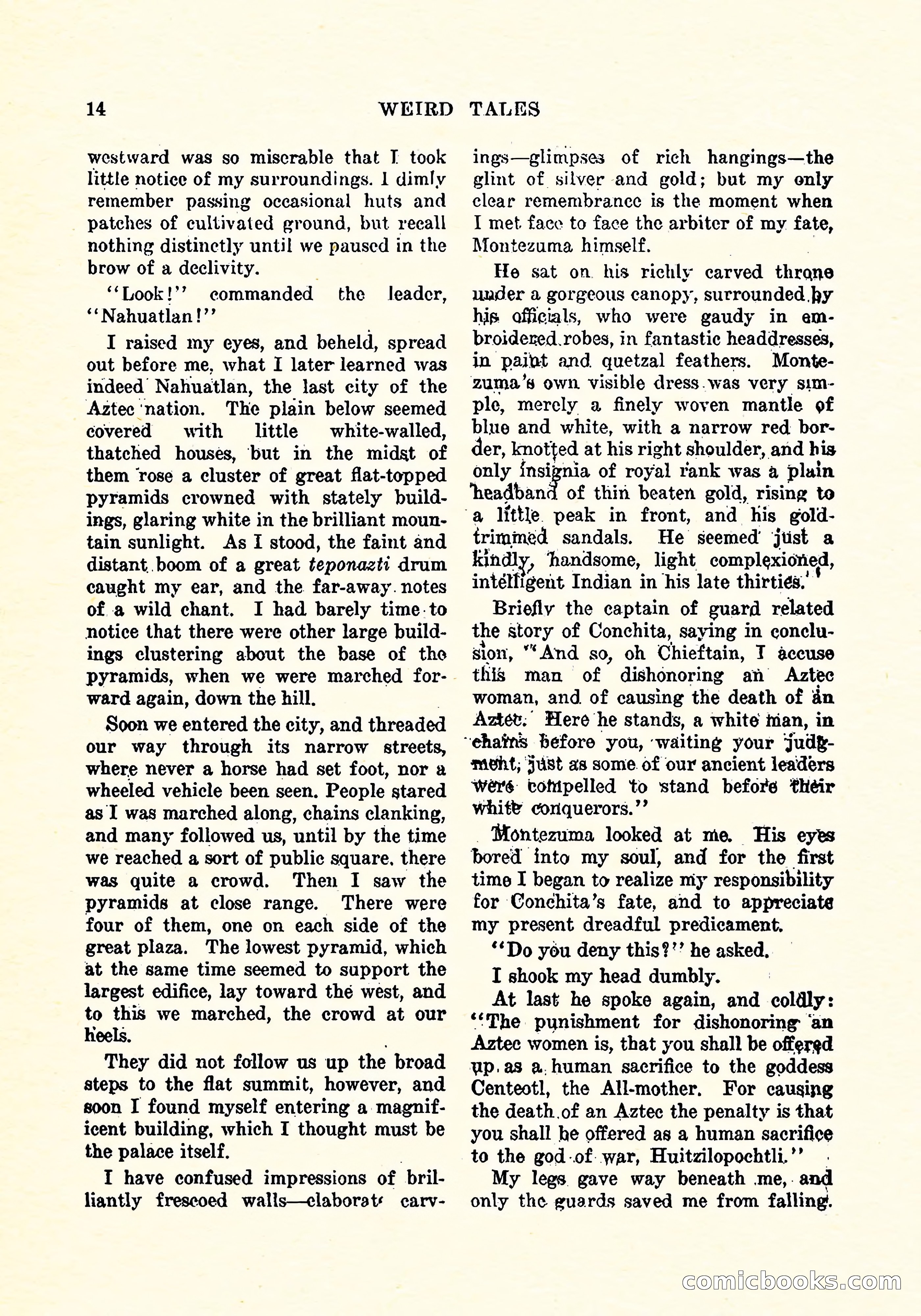 Weird Tales, Vol. 4, No. 3 — page 15 of 194