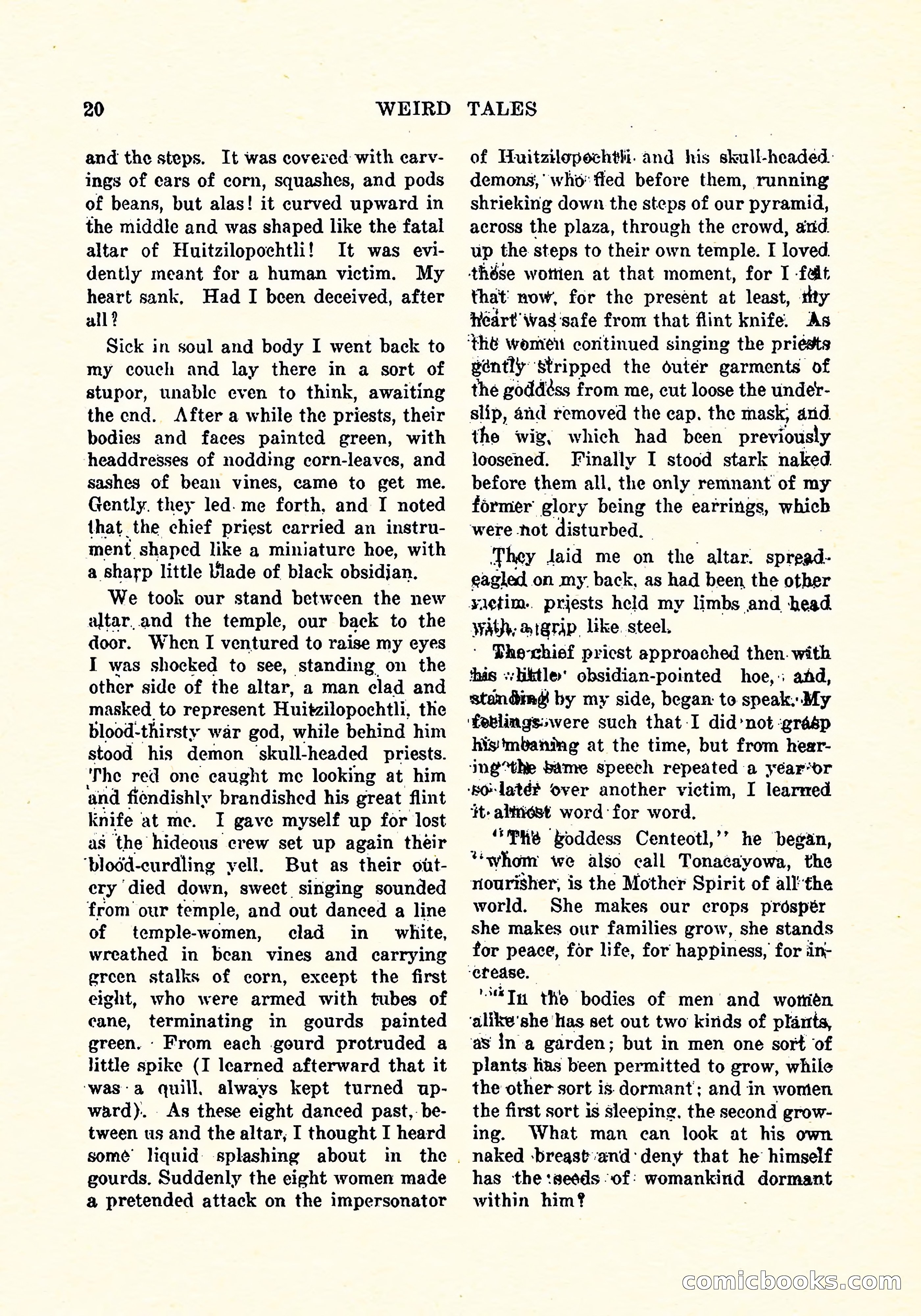 Weird Tales, Vol. 4, No. 3 — page 21 of 194